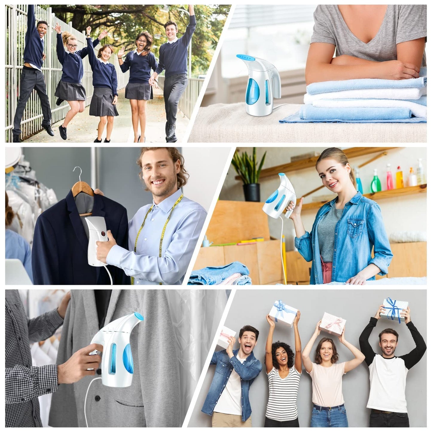 Portable Handheld Clothing Steamer, 240ml Capacity, 700W Power, Quick Wrinkle Re11
