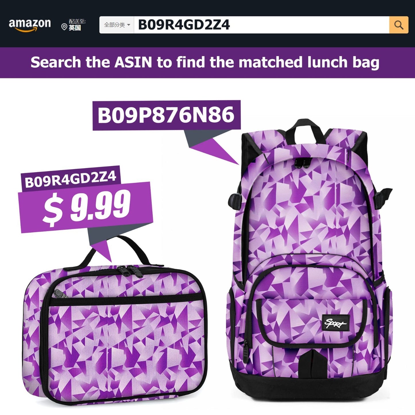 Lightweight School Backpack Travel Bag for Men & Women   College & Travel Use5