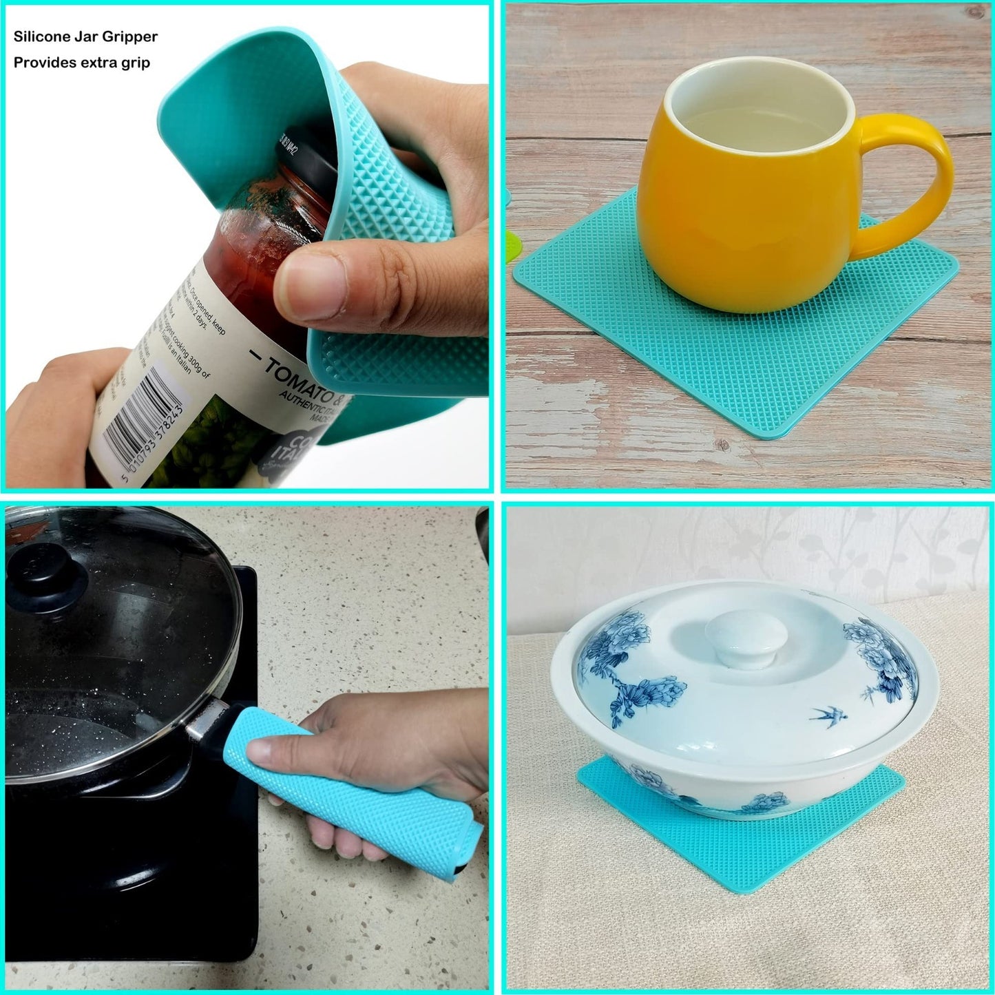 5 in 1 Jar Opener for Seniors & Arthritis   Adjustable Lid & Bottle Opener, Non 7