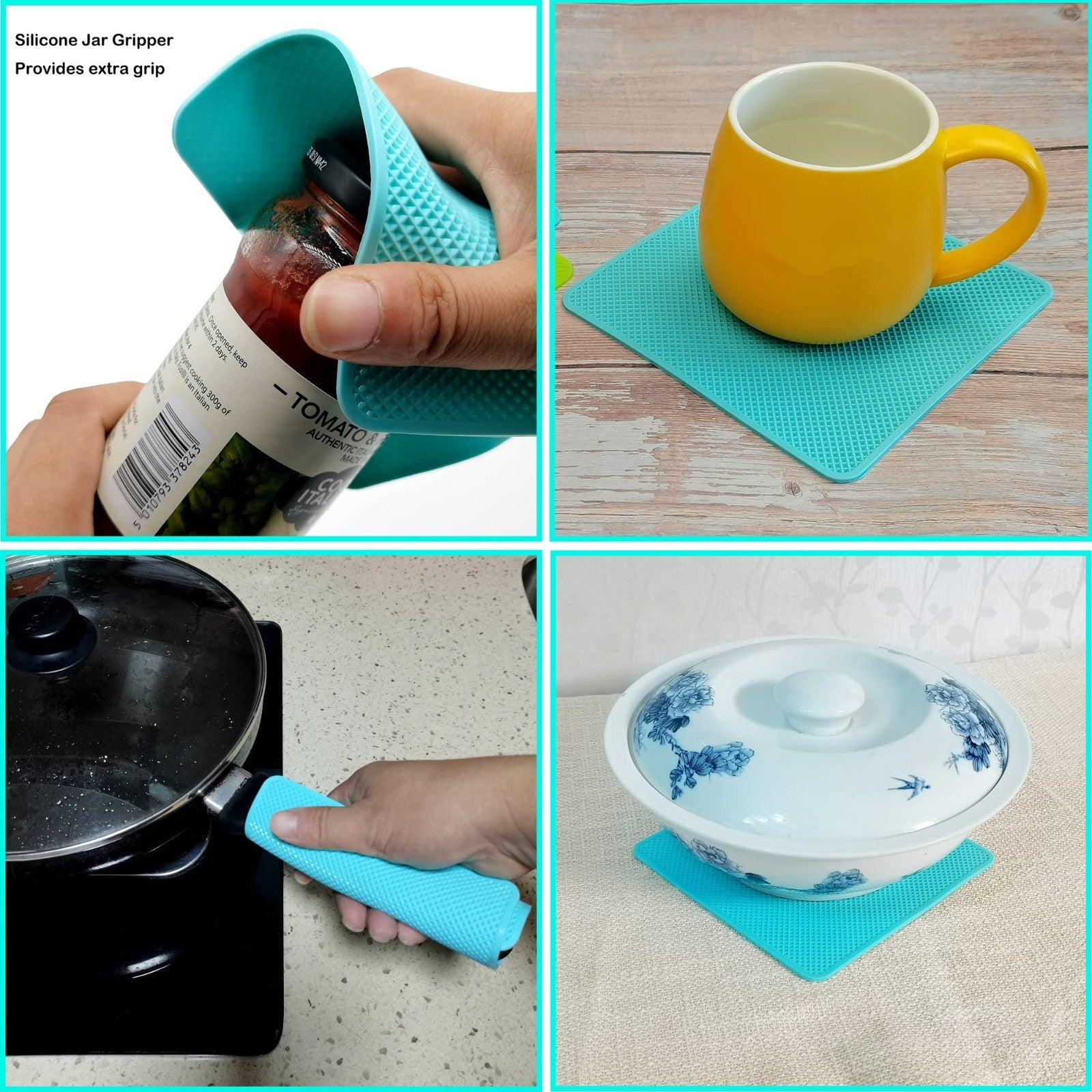 5 in 1 Jar Opener for Seniors & Arthritis   Adjustable Lid & Bottle Opener, Non 7