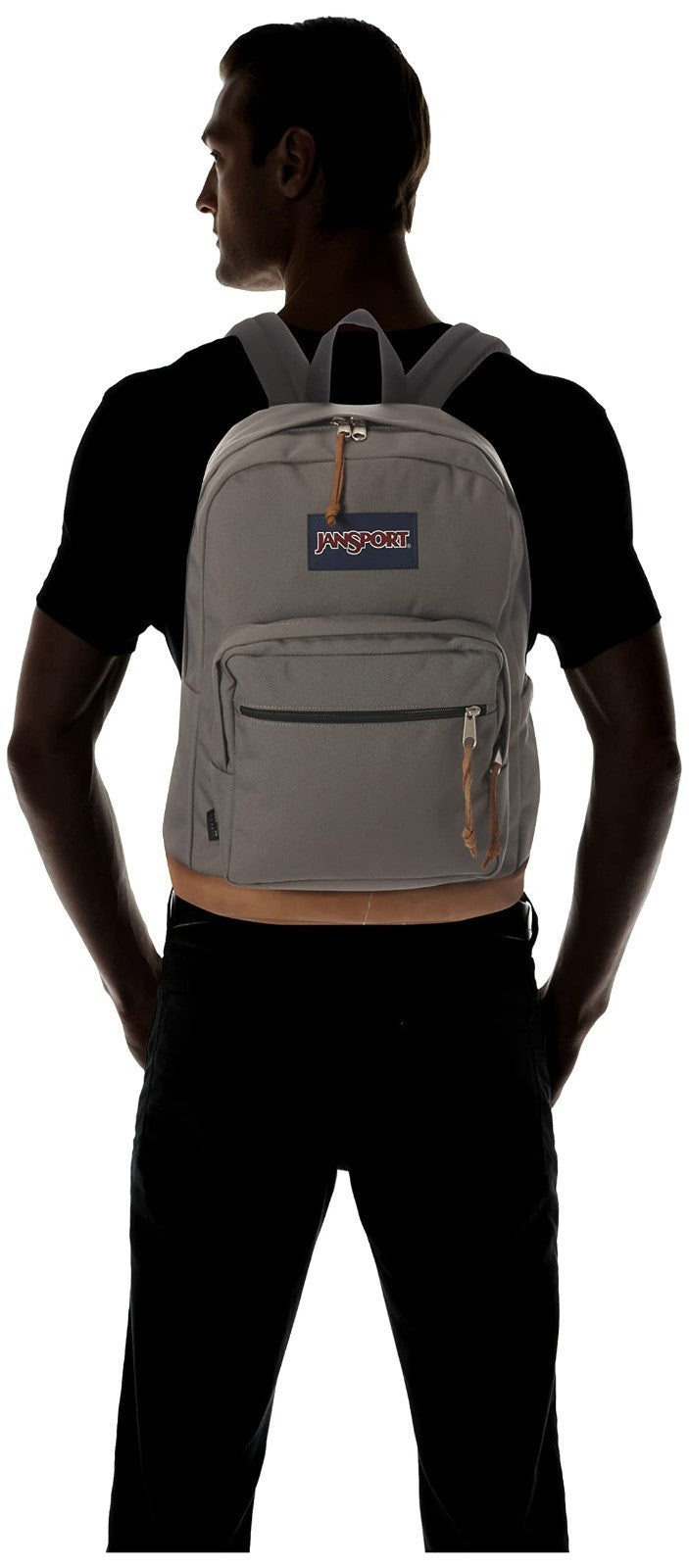 Durable Daypack Backpack with 15" Laptop Sleeve, Spacious Main Compartment & Wat2