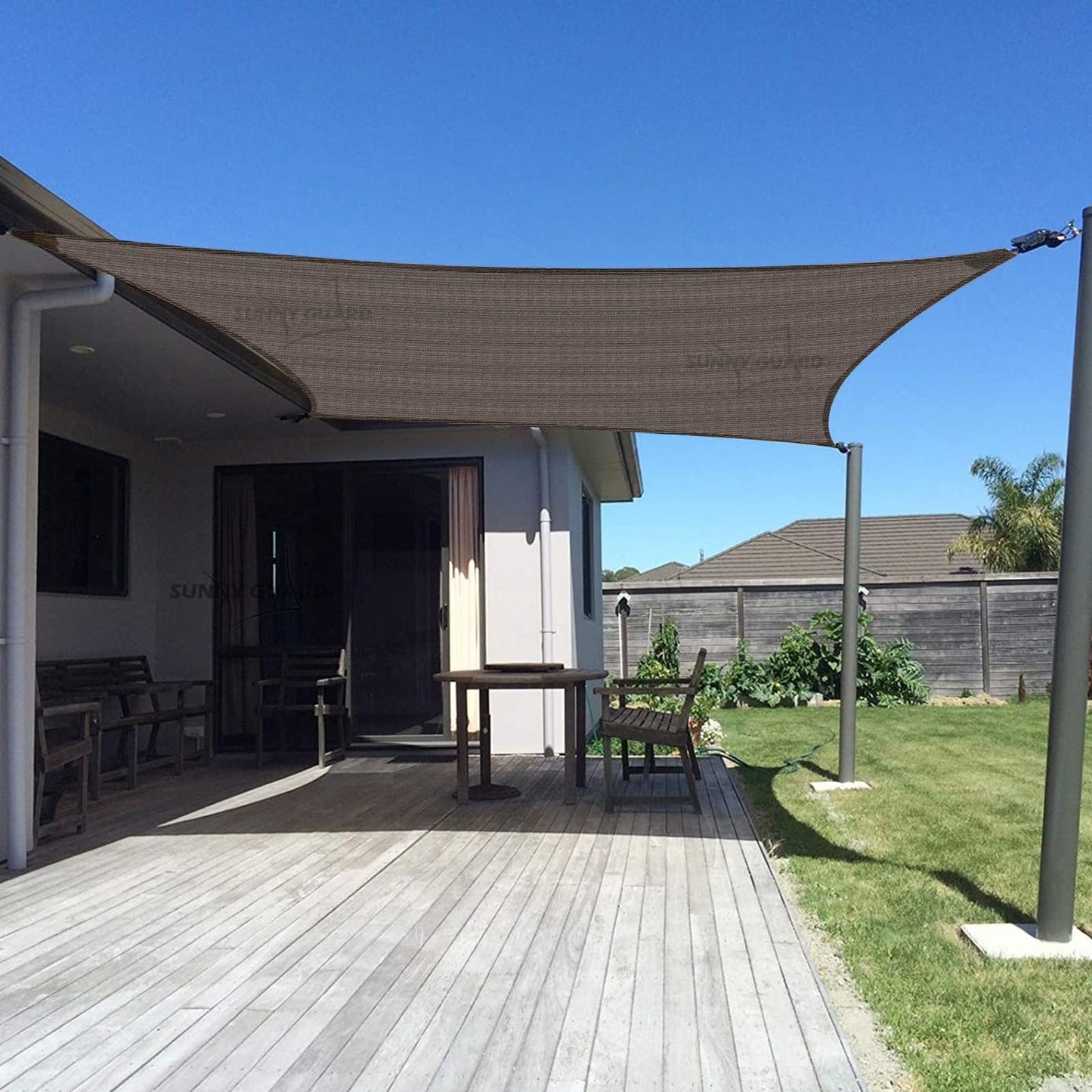 10' x 13' Rectangle Shade Sail Canopy   95% UV Block Outdoor Sun Shade for Patio1