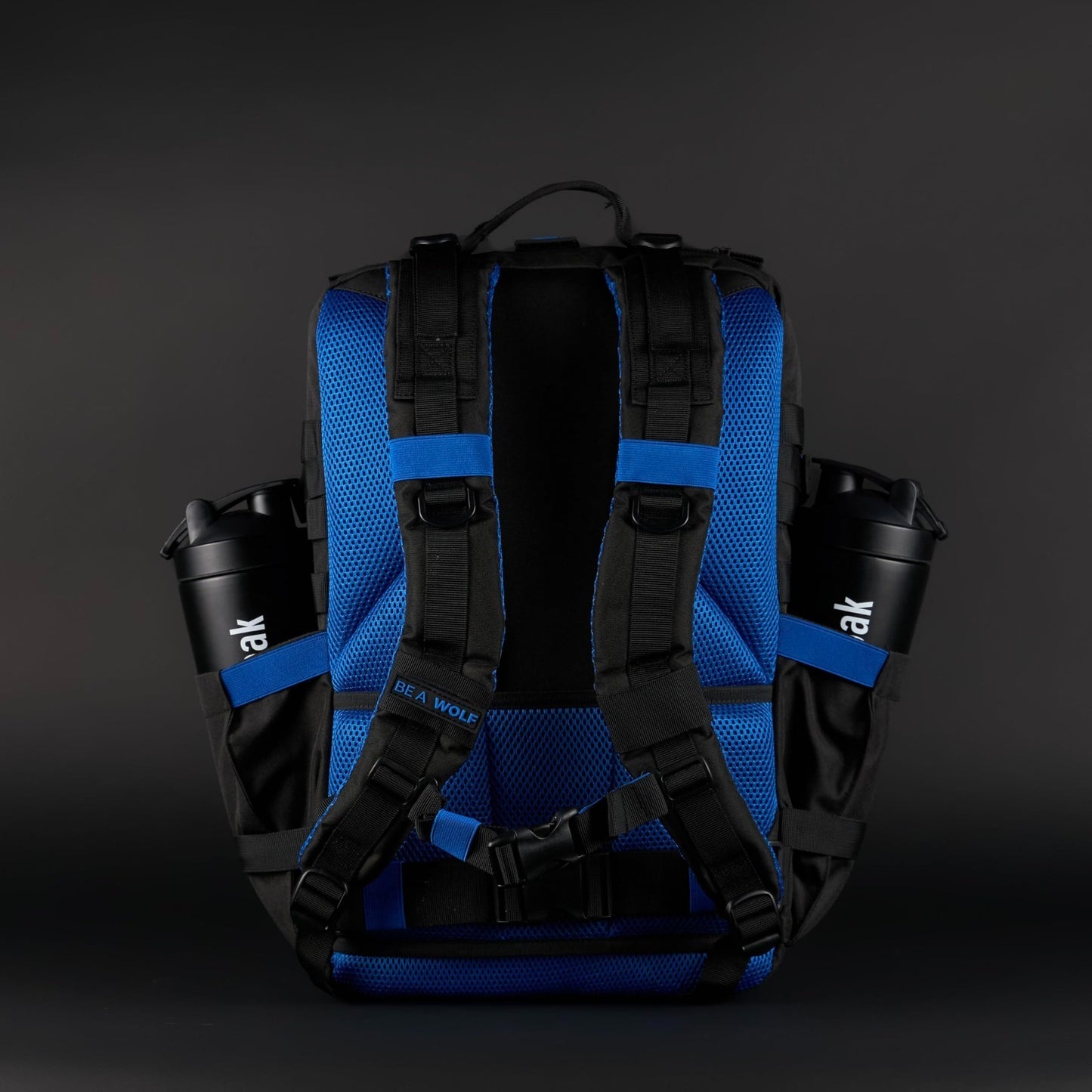 Durable 45L Waterproof Gym Backpack   MOLLE Webbing, Laptop Pocket, 1000D Oxford3