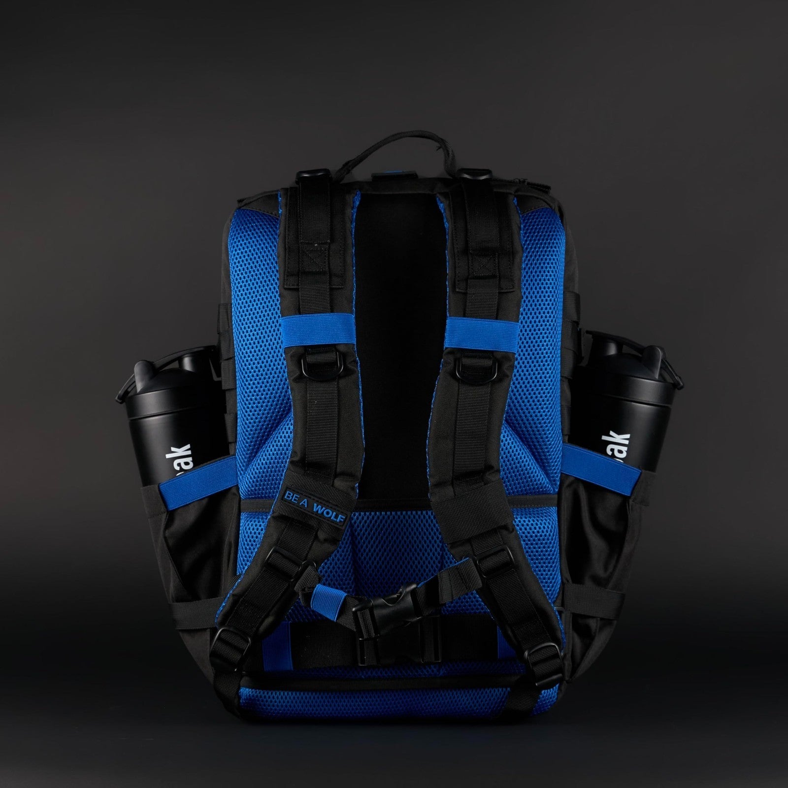 Durable 45L Waterproof Gym Backpack   MOLLE Webbing, Laptop Pocket, 1000D Oxford3