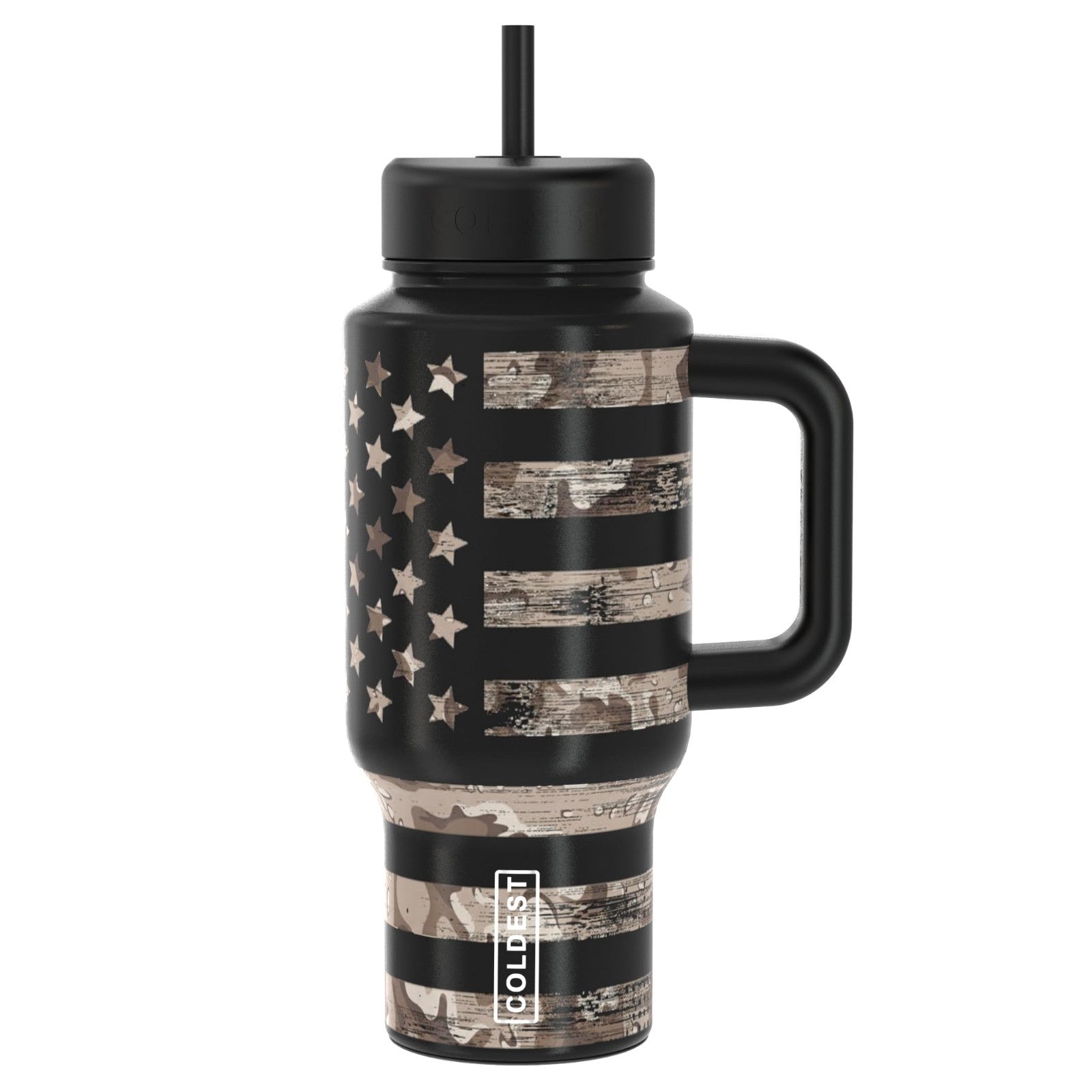 Insulated 24 oz Tumbler with Handle & Coffee Lid   Spill Proof, Leakproof, Cup H1