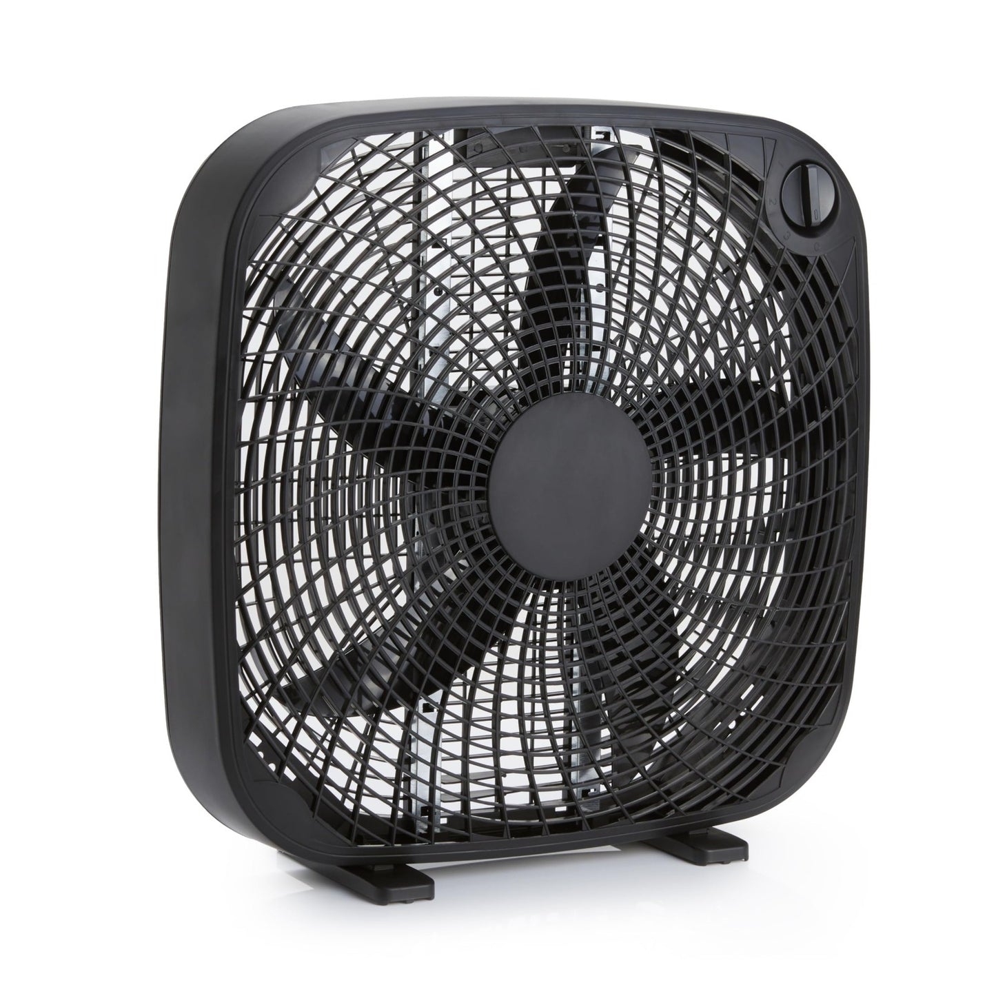 3 Speed Portable Box Fan with Carry Handle, Powerful Airflow, 20 Inch, Lightweig1