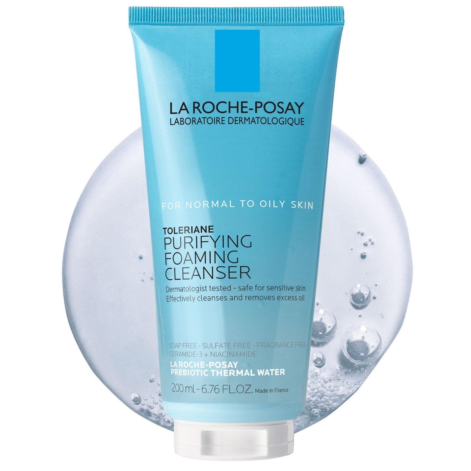 Oil-Free Foaming Facial Cleanser for Sensitive Skin with Niacinamide & Ceramides1