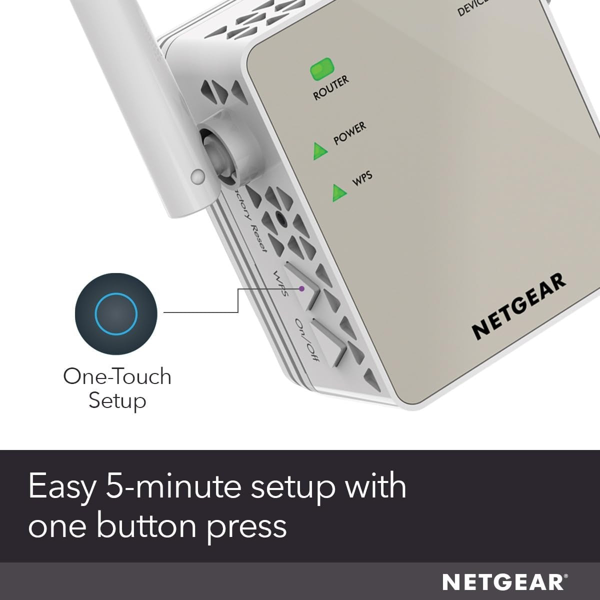 WiFi Range Extender AC1200 - Boost Coverage 1,500 sq. ft., 25 Devices, Dual Band6