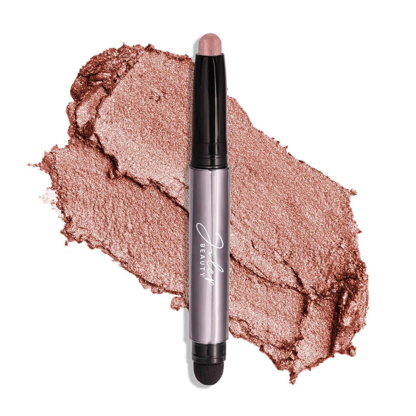 Crème-to-Powder Eyeshadow Stick - Rose Shimmer, Long-Lasting, Easy Application1