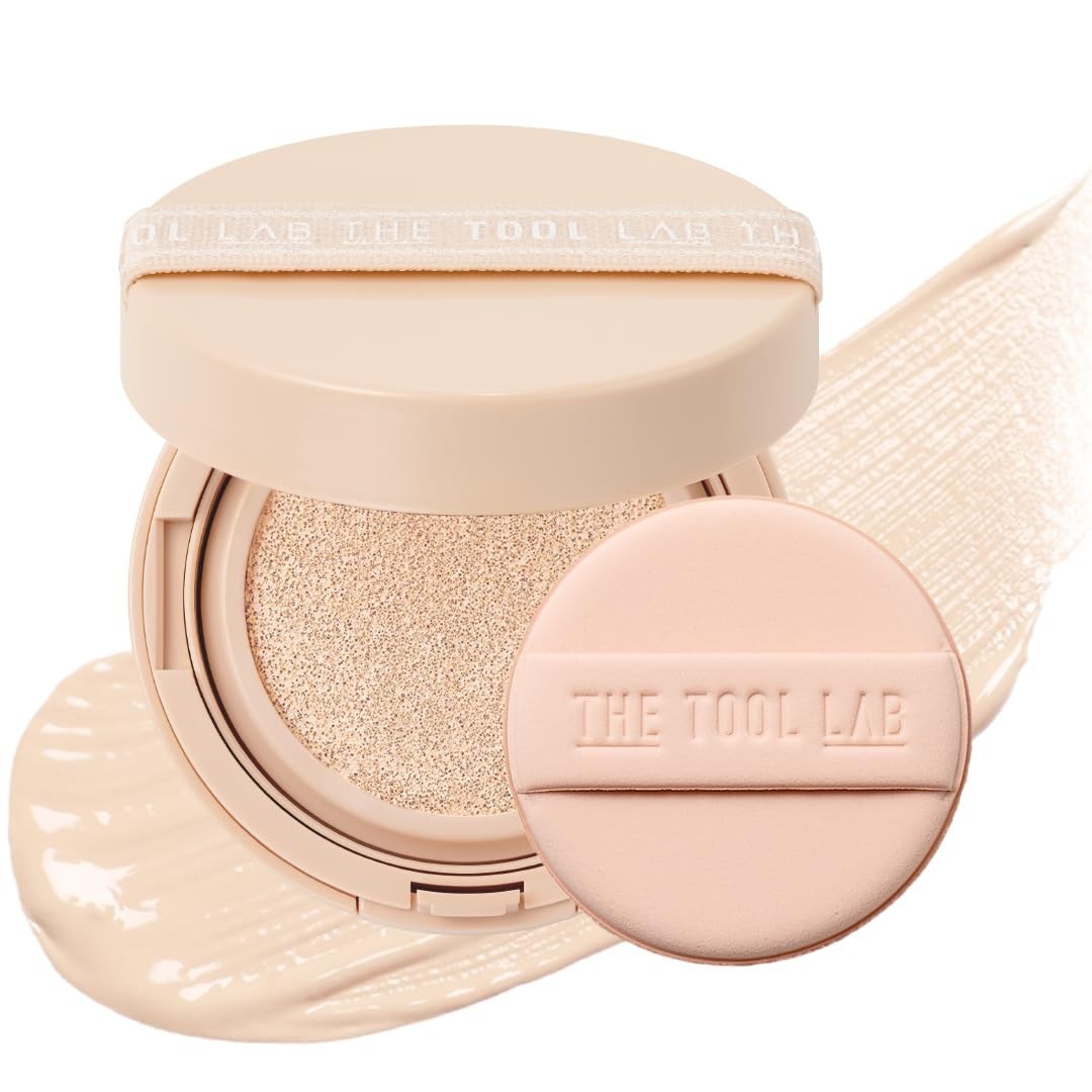 Long Lasting Full Coverage Cushion Foundation - Glass Glow Finish, Korean Makeup1