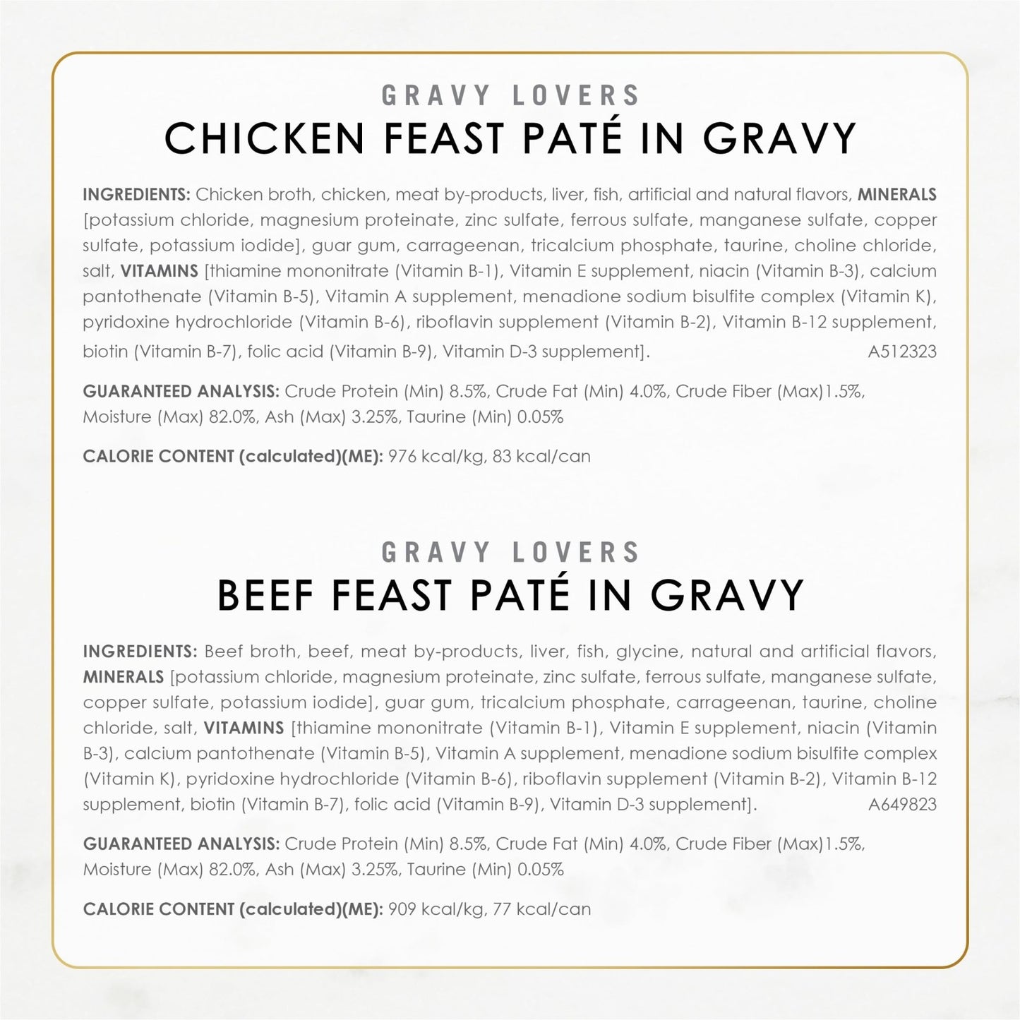 Gourmet Gravy Lovers Wet Cat Food Variety Pack, 24 Cans, 4.5 lb, Tender & Delici5