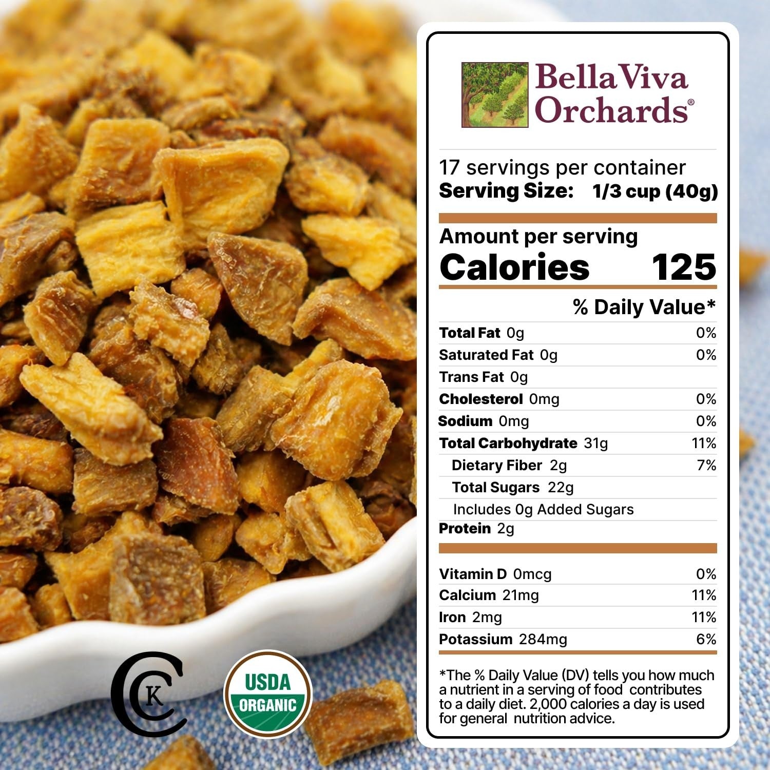 Organic Dried Mango Chunks 1.5 lb - No Sugar Added, Sulfite-Free, Healthy Snack2