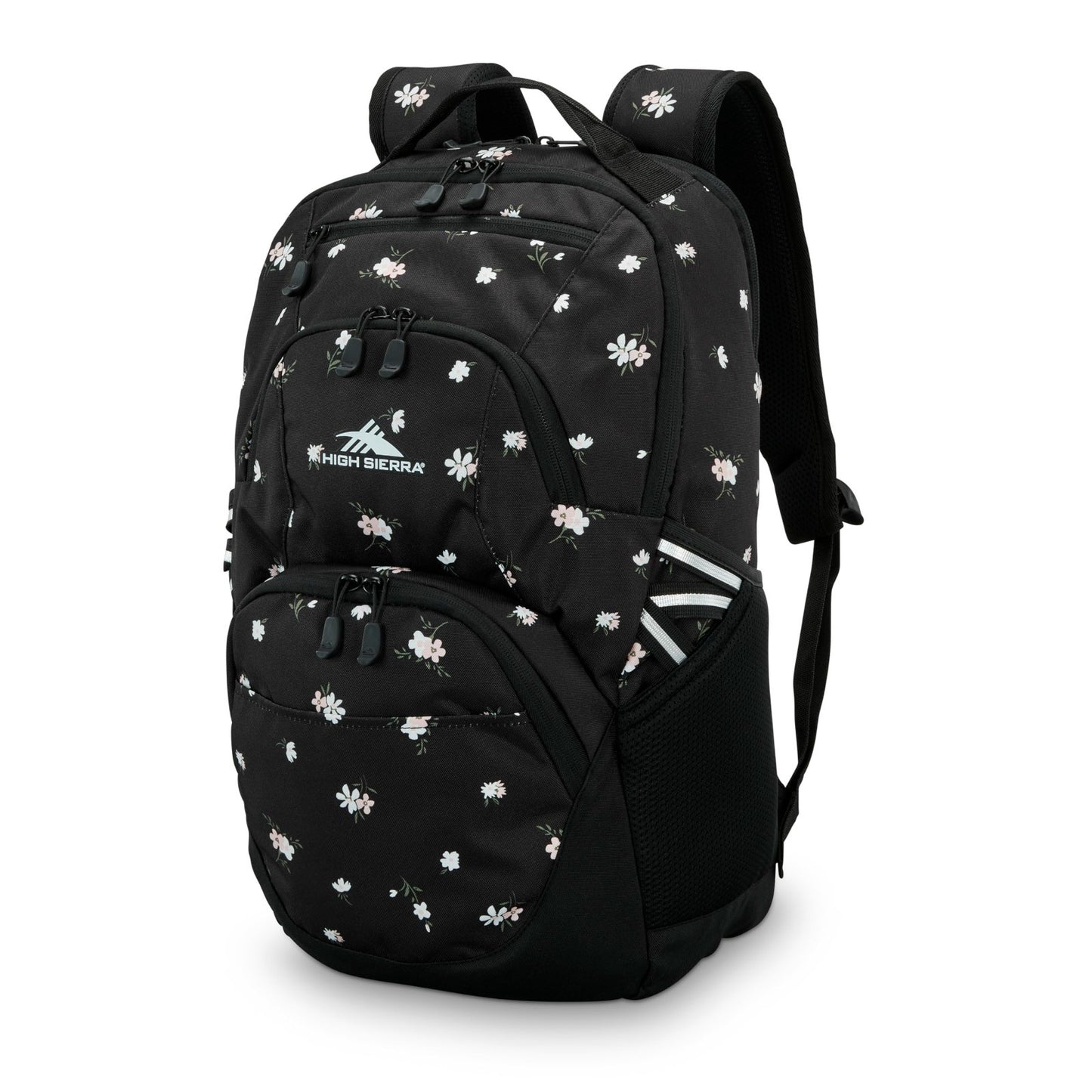 Travel Laptop Backpack with Drop Protection, Tablet Sleeve, Floral Design, One S1