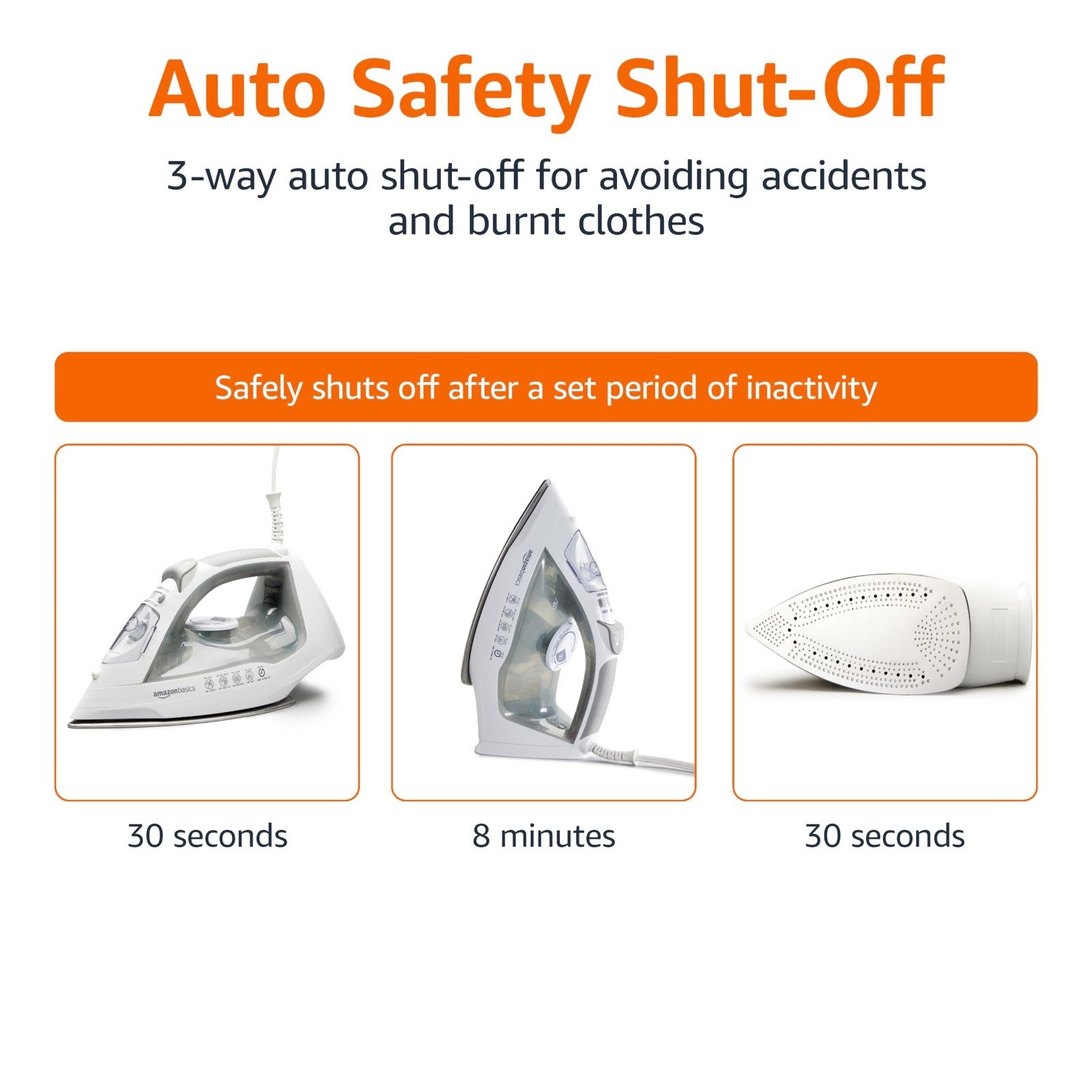 1700W Handheld Steam Iron & Garment Steamer - Auto Shut-Off, Anti-Drip, Wrinkle4