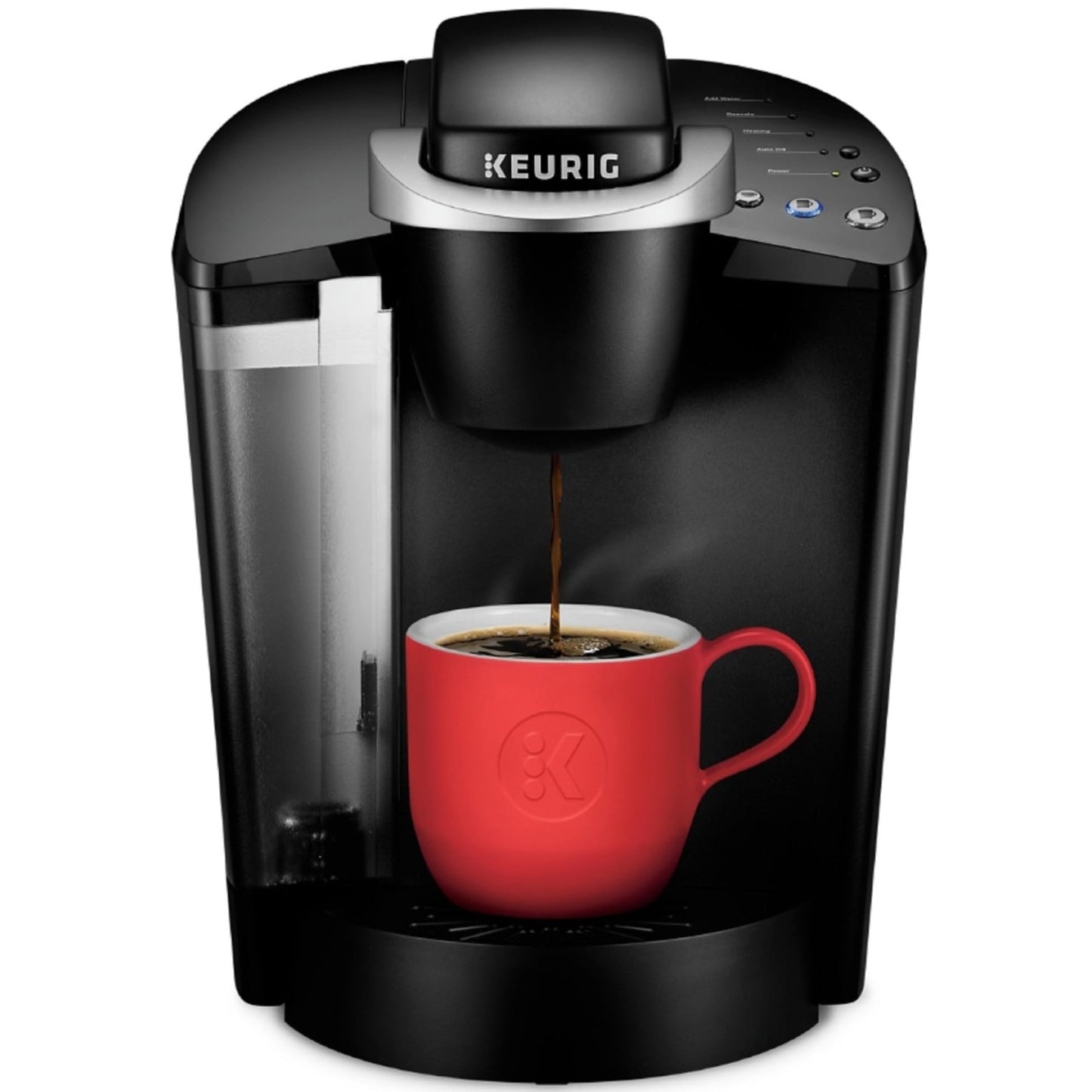 Single Serve Coffee Maker, 3 Brew Sizes, 48oz Reservoir, K Cup Compatible, Black1