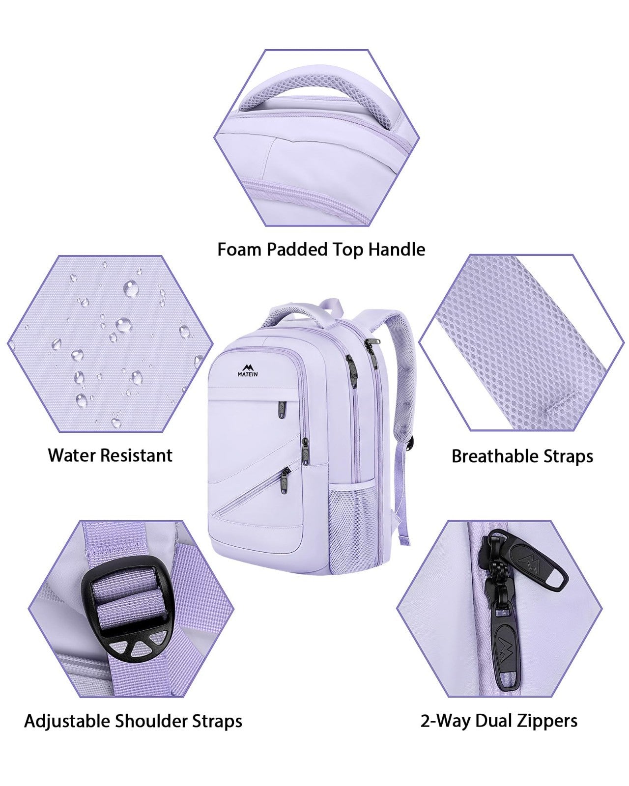 Extra Large Laptop Backpack for Women, TSA Friendly Travel Bag, Durable & Stylis6