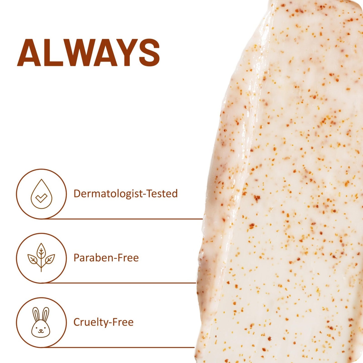 Fresh Skin Apricot Face Scrub - Deep Exfoliator, Oil-Free, 100% Natural, 6 oz, 47