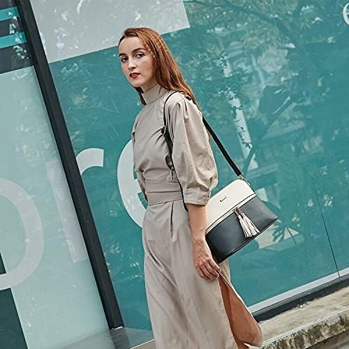 Women Fashion Synthetic Leather Handbag Set 4PCS Tote Shoulder Satchel Purse5