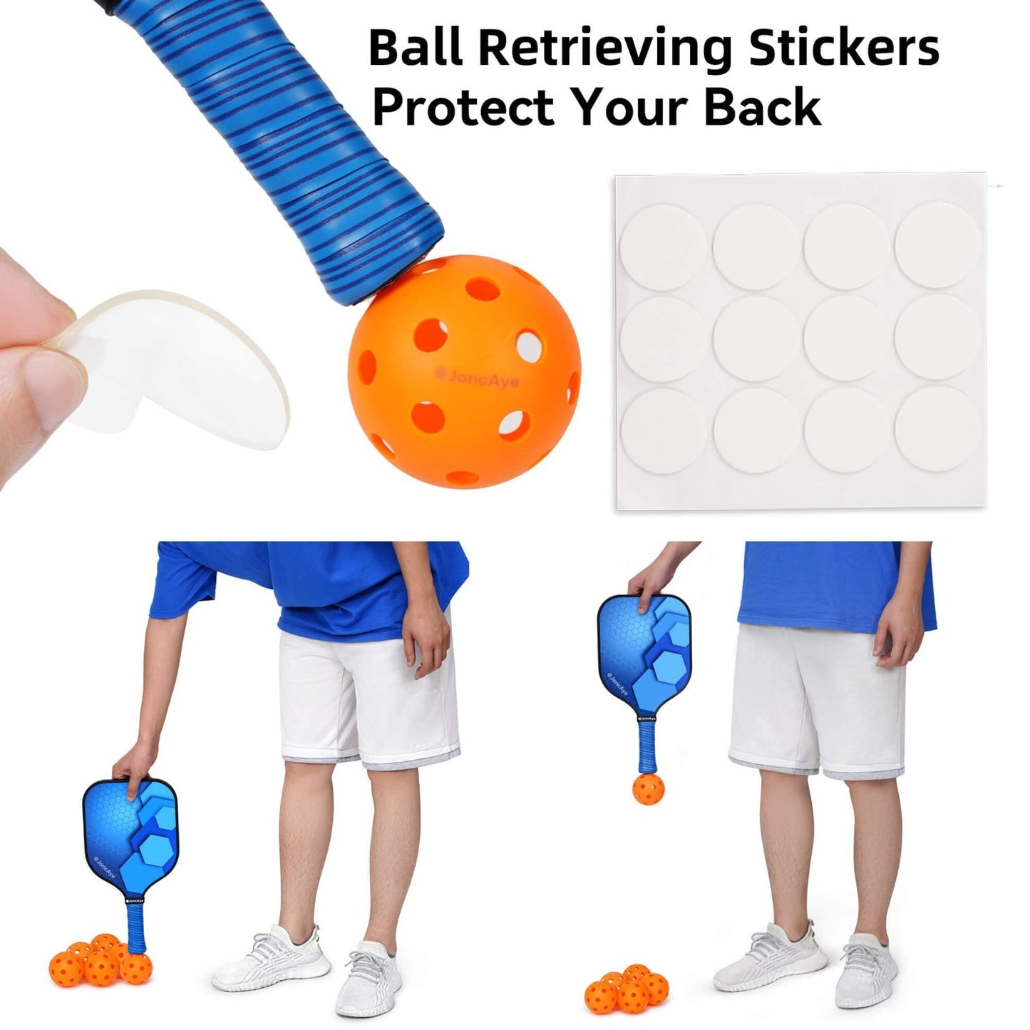 Pickleball Paddle Set of 4 or 2 - USAPA Approved, Lightweight Rackets & Balls fo7