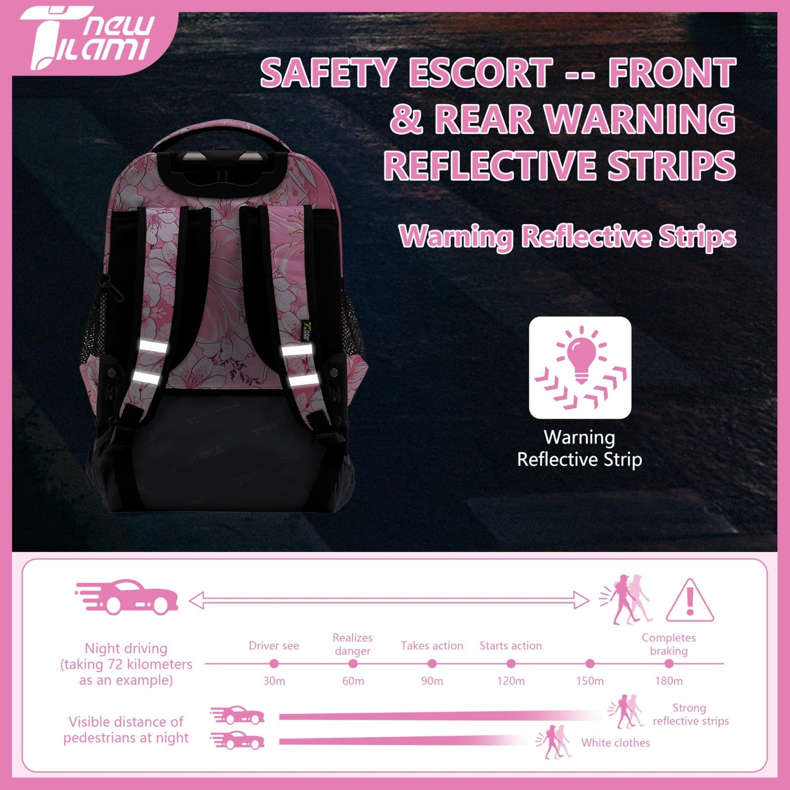 18" Rolling Backpack with Lunch Bag for Kids   School Travel Bag for Boys & Girl5