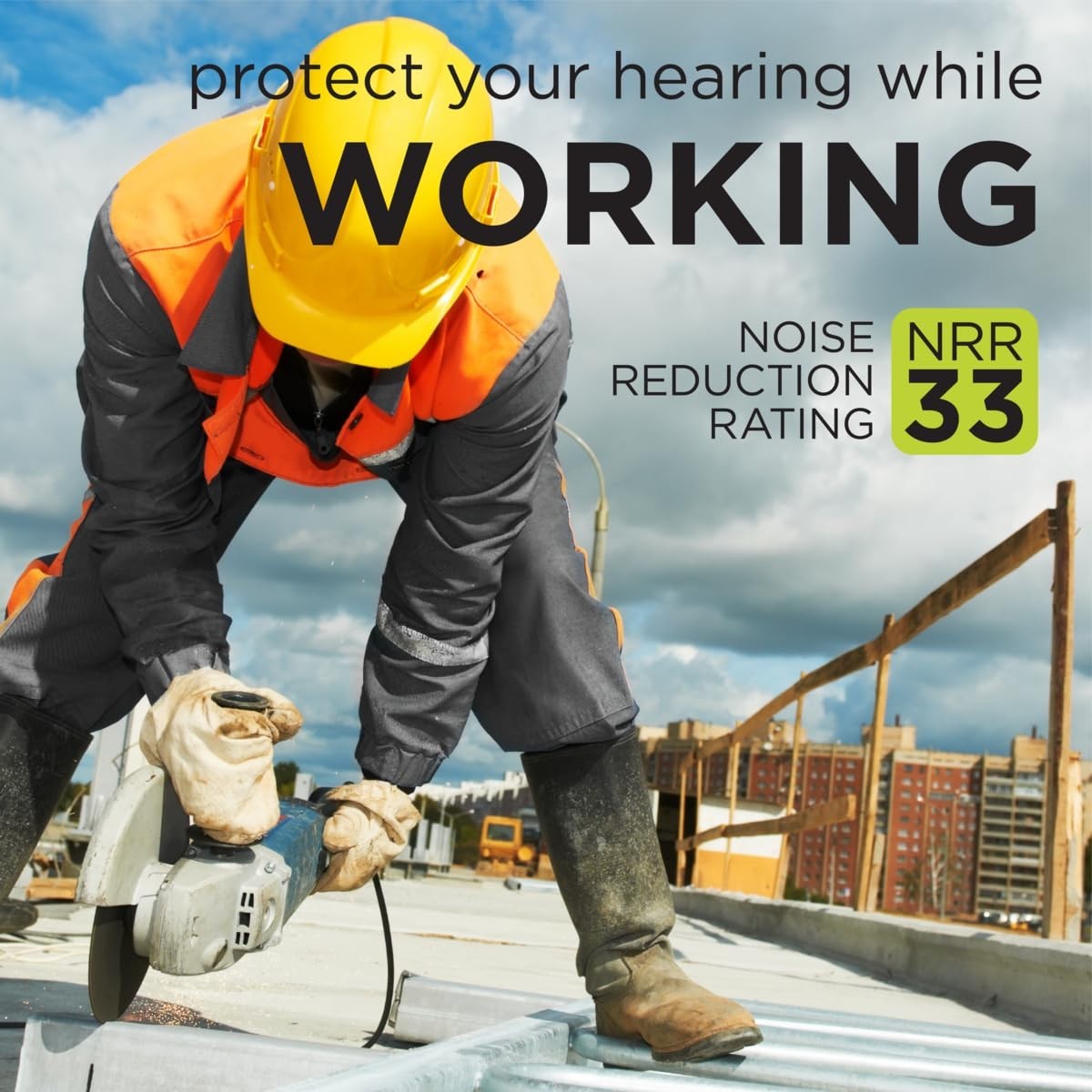 Soft Foam Noise Cancelling Earplugs for Concerts, Hearing Protection, 100 Count4