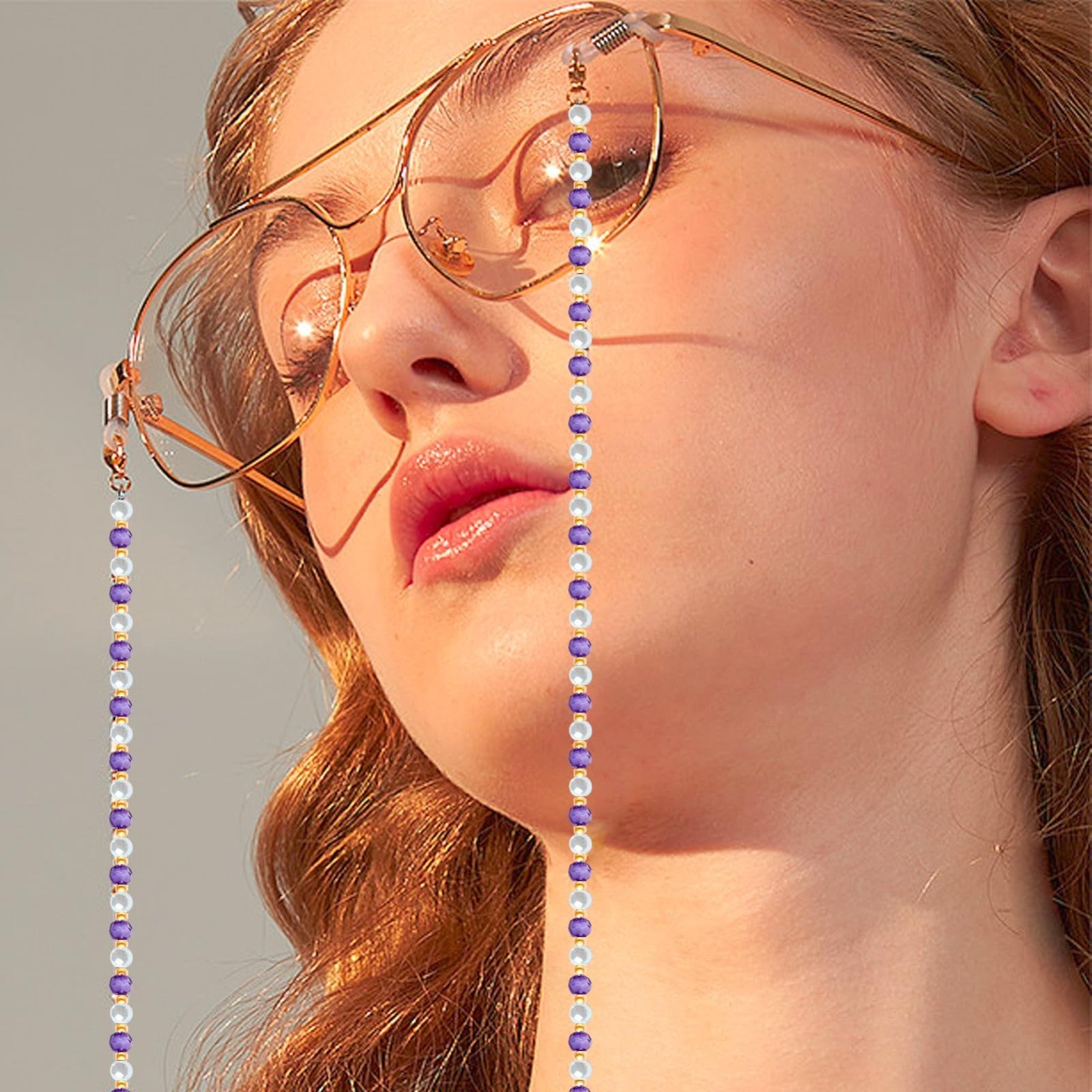 Beaded Eyeglass Chain Strap Holders - 8 Pcs Neck Accessories for Women2