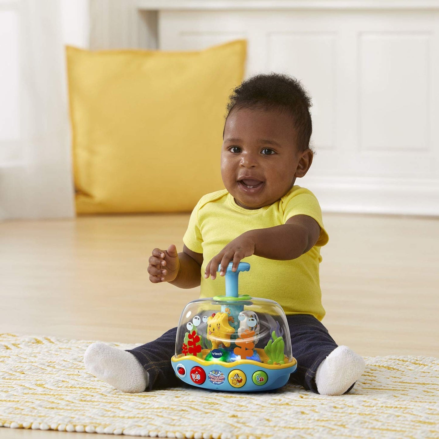 Interactive Learn & Spin Aquarium Toy for Babies   Educational Fun & Development3