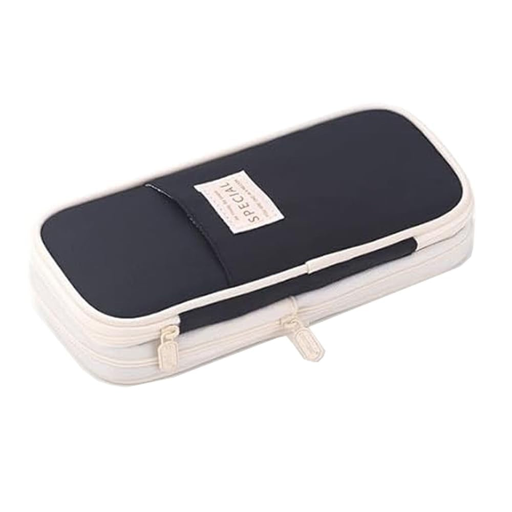Large Storage Pencil Case   Zippered Pen Bag, Big Capacity Organizer for Office1
