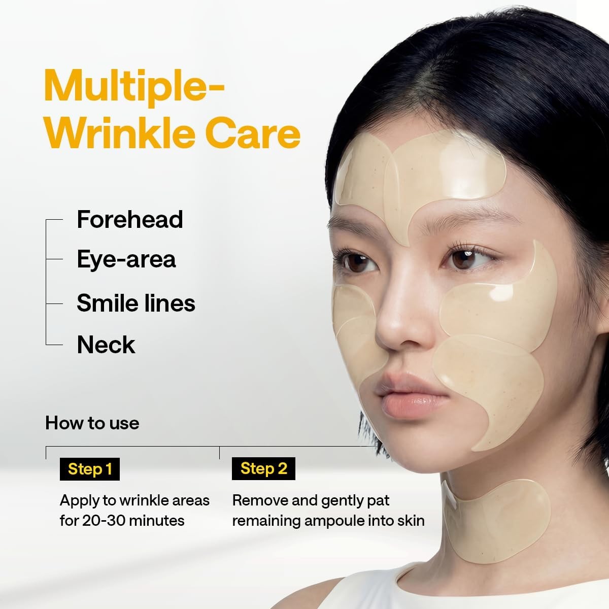 Vitamin C Collagen Eye Patches 60 Count | Radiance & Glow | Hydrogel for Puffy E6