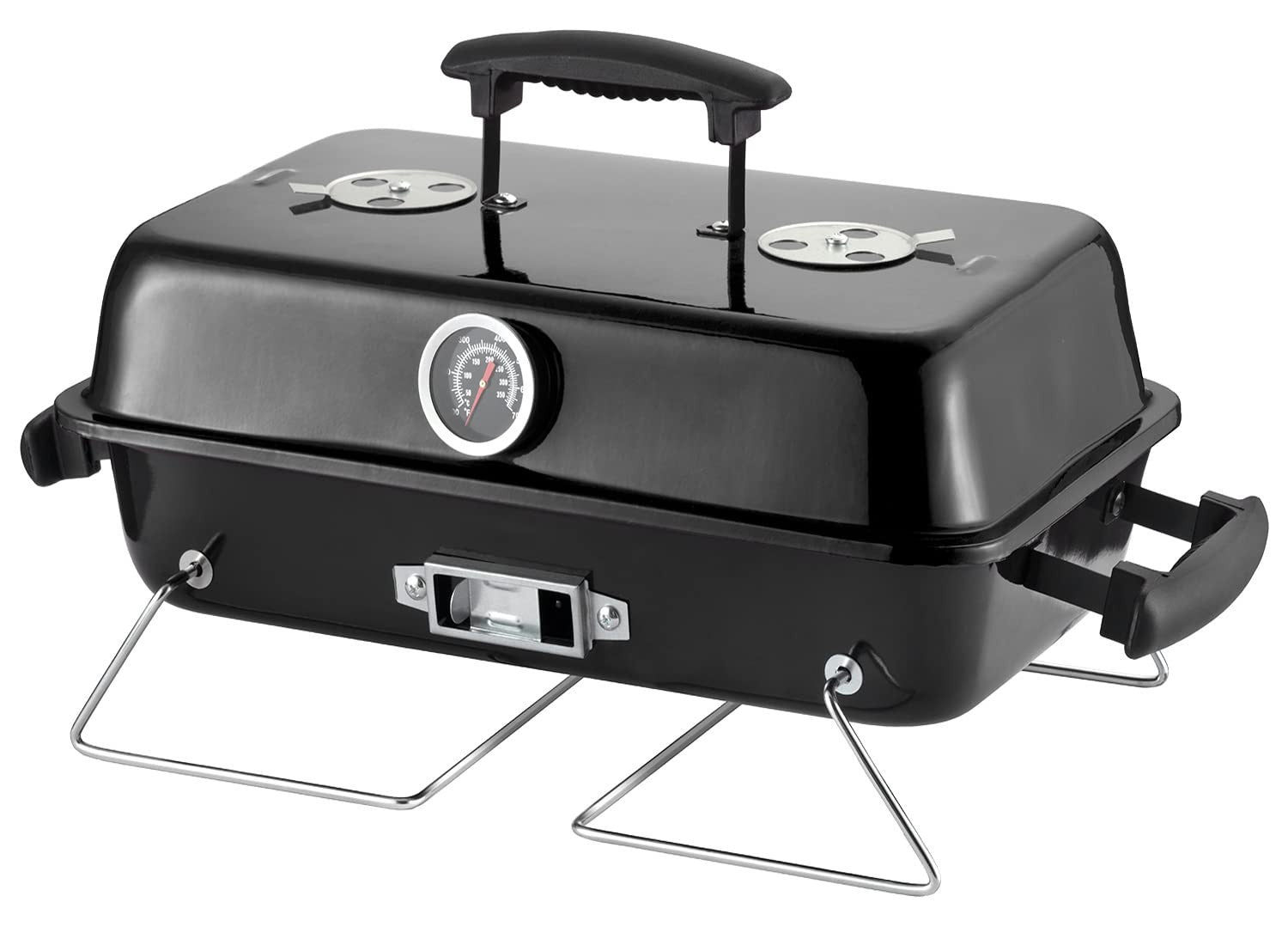 Portable Charcoal Grill - Compact Outdoor BBQ Smoker for Camping, Picnics & Beac1