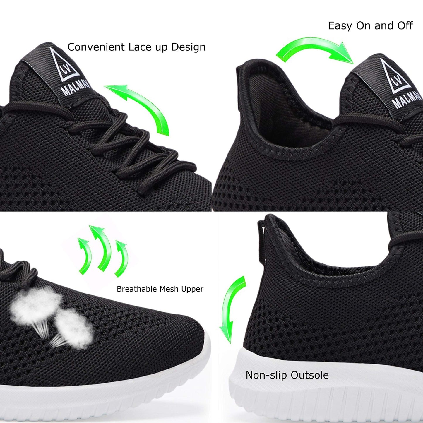Ultra Lightweight Men's Running Shoes - Breathable Non-Slip Athletic Sneakers fo3