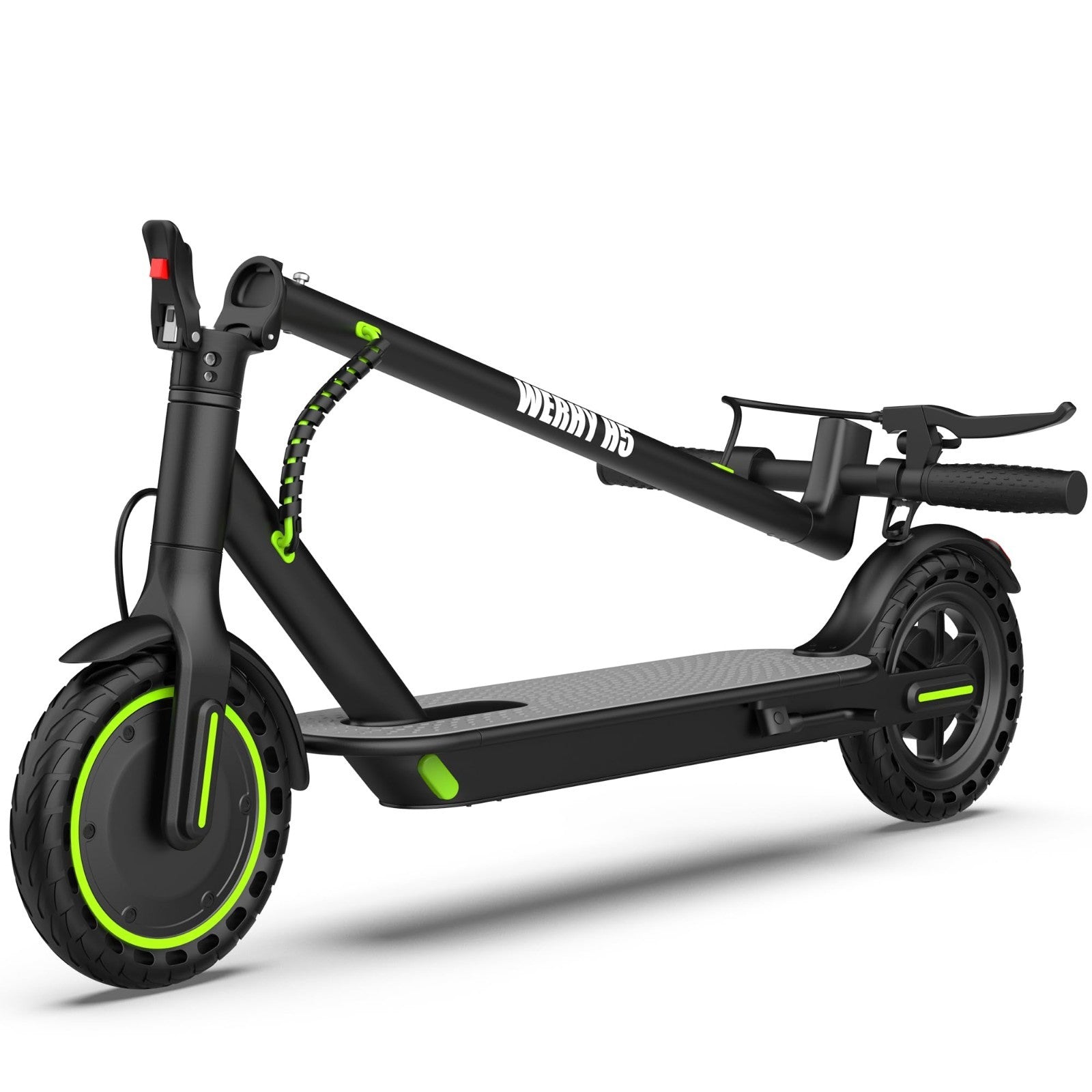 Powerful Electric Scooter 500W Motor, 19MPH Speed, 16-27 Miles Range, Folding E-1