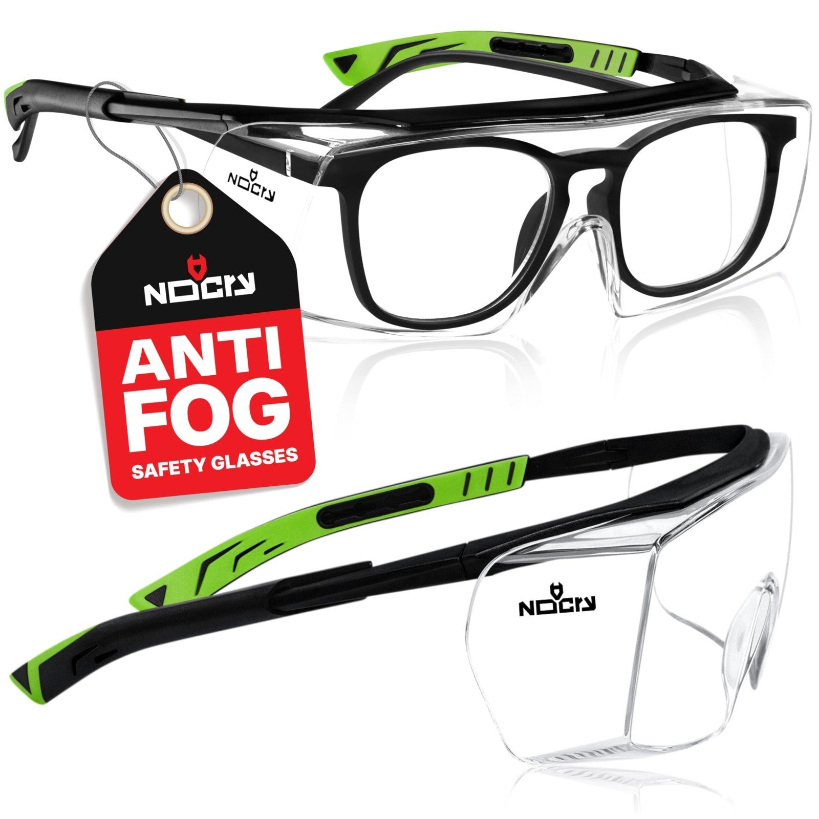 Anti Fog Safety Glasses Over Glasses   Scratch Resistant, UV Protection, Adjusta0