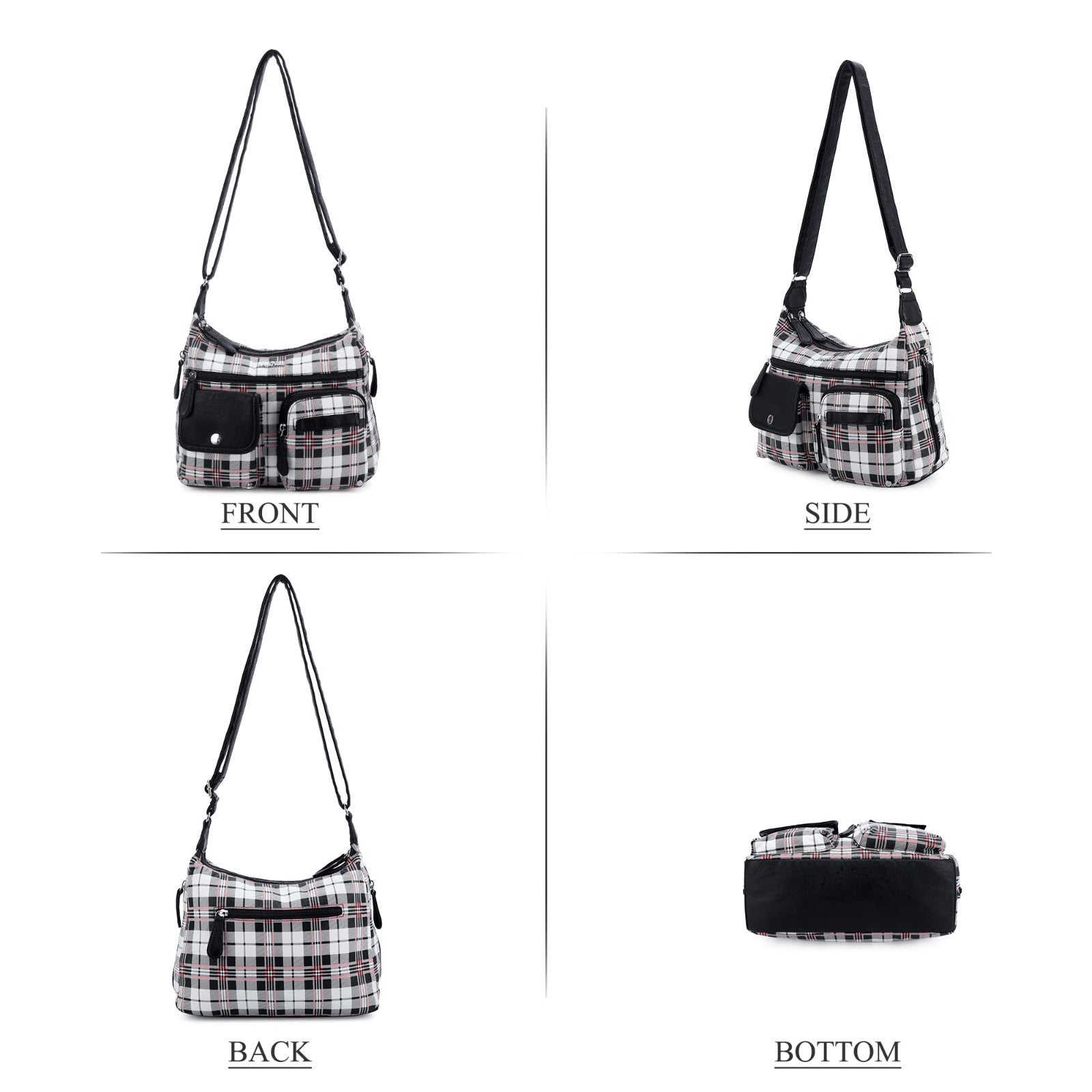Stylish Crossbody Bags for Women   Medium Faux Leather Shoulder Handbags & Purse3