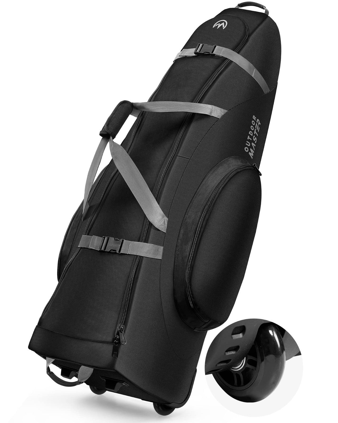 Padded Golf Travel Bag with Reinforced Wheels | Waterproof 900D Oxford Fabric, S1