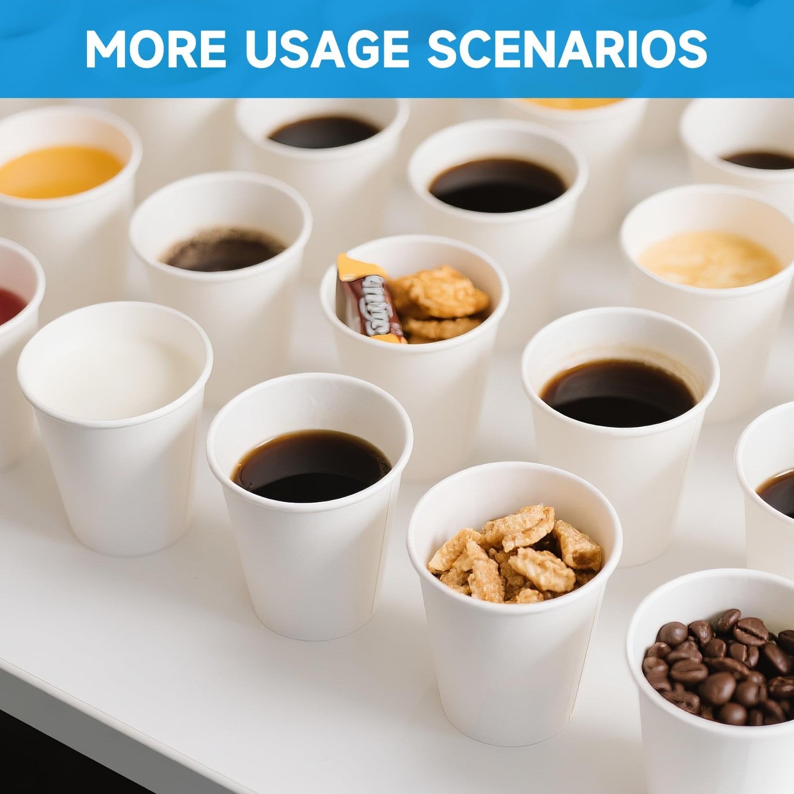 1000 Pack 8 oz Disposable Paper Coffee Cups   Perfect for Parties, Home & Office4