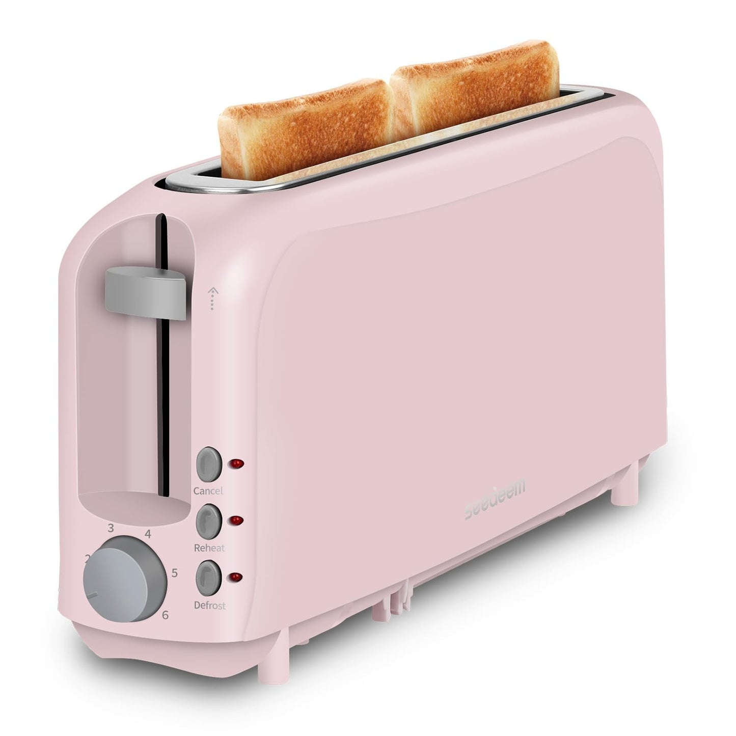 2-Slice Slim Toaster with Long Slot for Bagels & Artisan Bread, 6 Shade Settings1