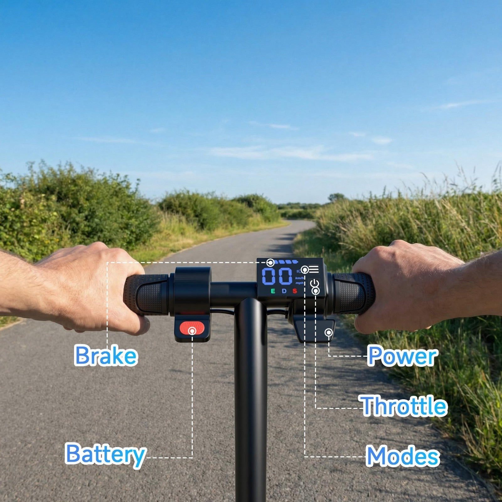 Electric Scooter 350W-500W Motor, 9-22 MPH, 10-41 Miles Range, Foldable Commuter7
