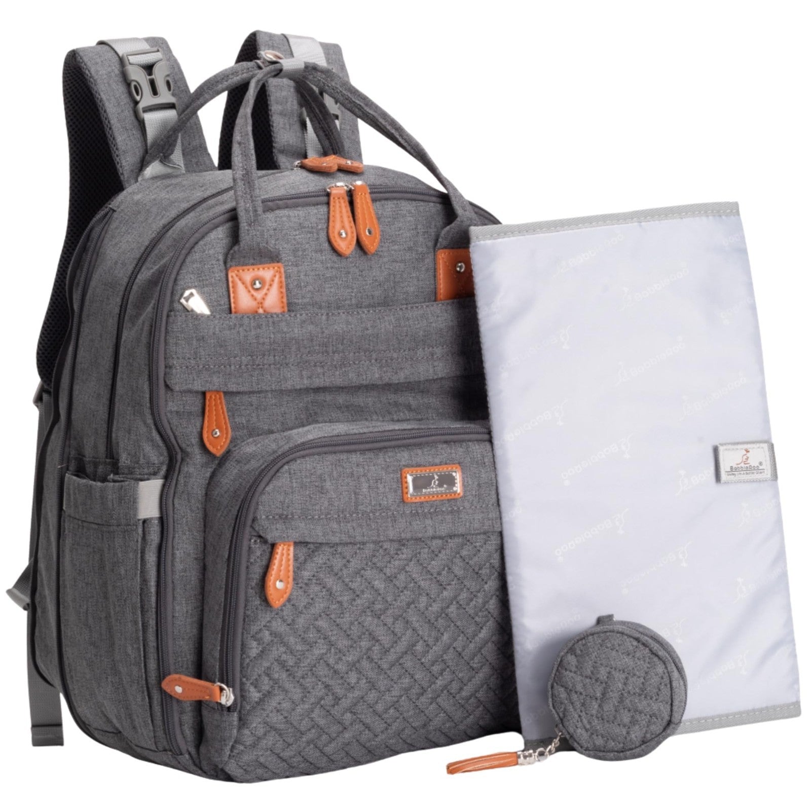 Extra Large Expandable Diaper Bag Backpack   Travel Baby Tote with Changing Pad,1