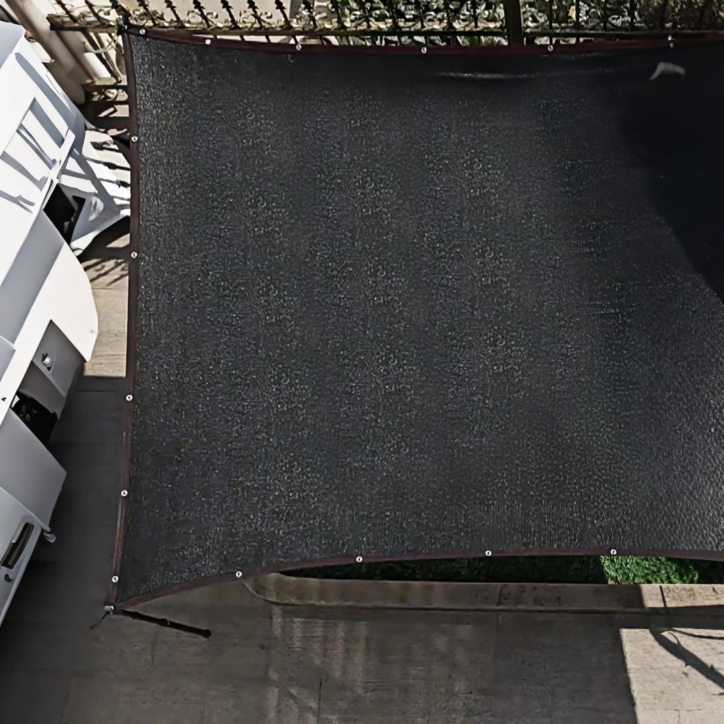 30x30 FT Black Shade Cloth - 40% Sun Shade Mesh for Greenhouse, Garden, Patio &8