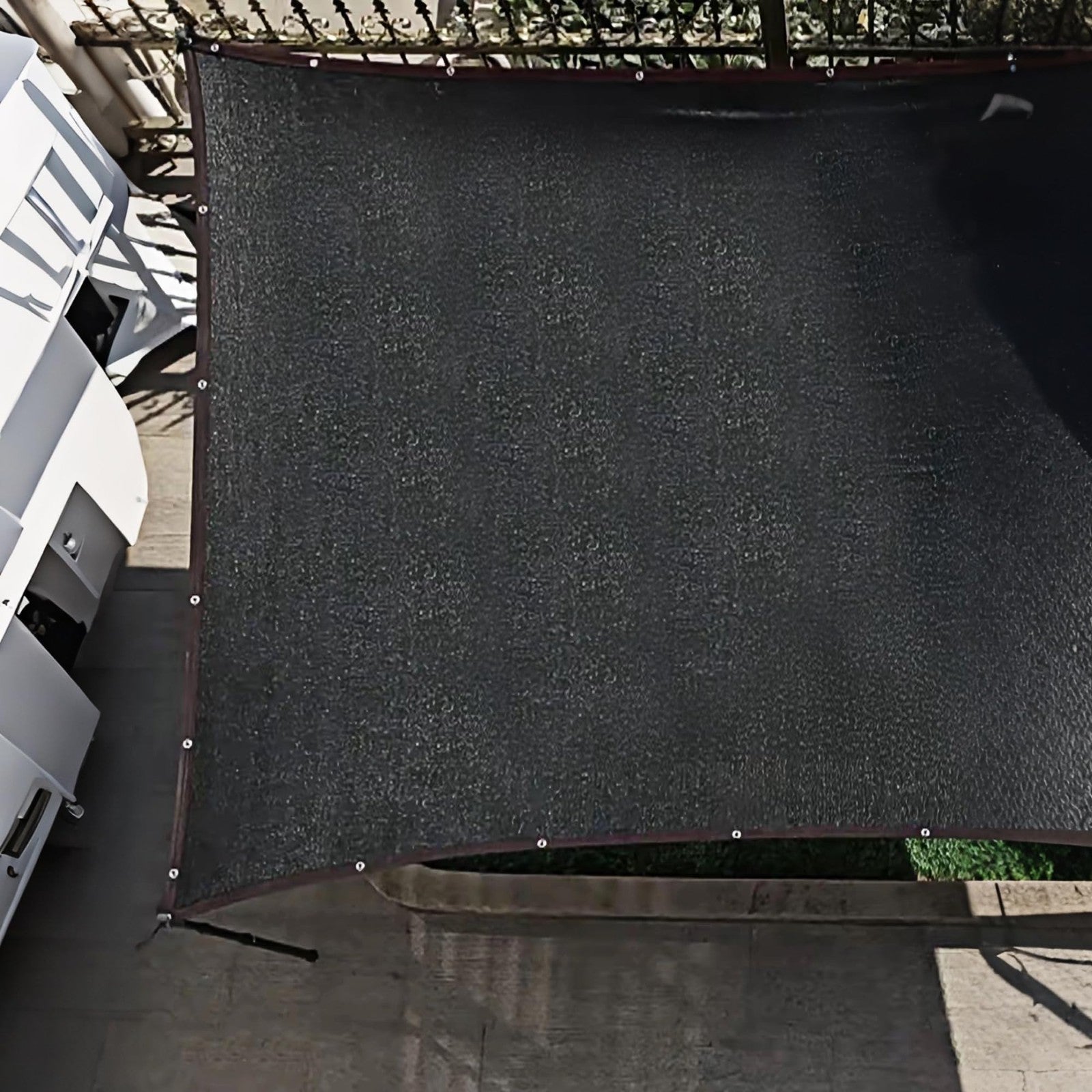 30x30 FT Black Shade Cloth - 40% Sun Shade Mesh for Greenhouse, Garden, Patio &8