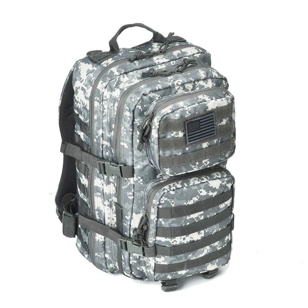 Large Military Tactical Backpack 3 Day Assault Pack Molle Gear ACU Camo3