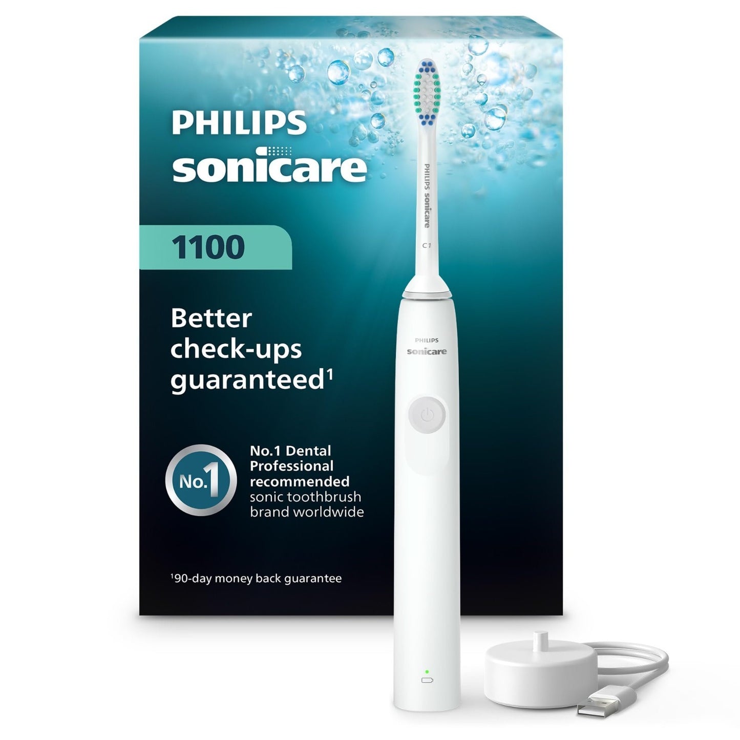 Rechargeable Electric Toothbrush with 1 Brush Head, 2 Minute Timer, 14 Day Batte1