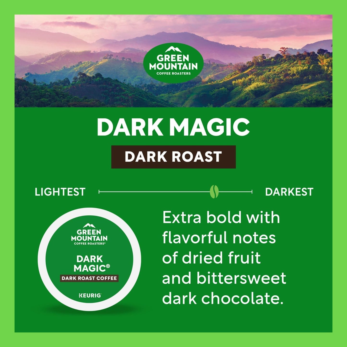 Dark Magic Coffee Pods, 60ct   Bold & Rich Flavor, Compatible with Keurig Machin6