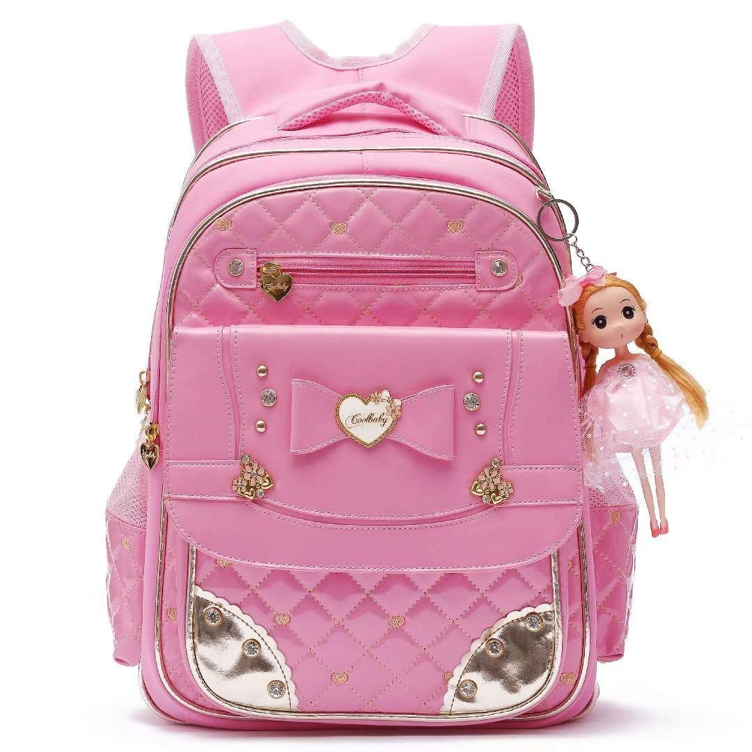 Cute Waterproof Backpack for Girls   Large Toddler School Bag & Travel Daypack1