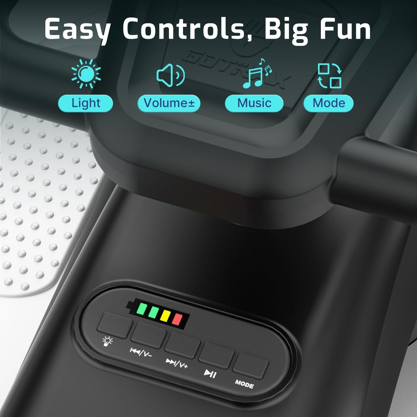 Electric Wiggle Car for Kids 3-8, 12V Battery, Bluetooth, 120 Min Ride Time4