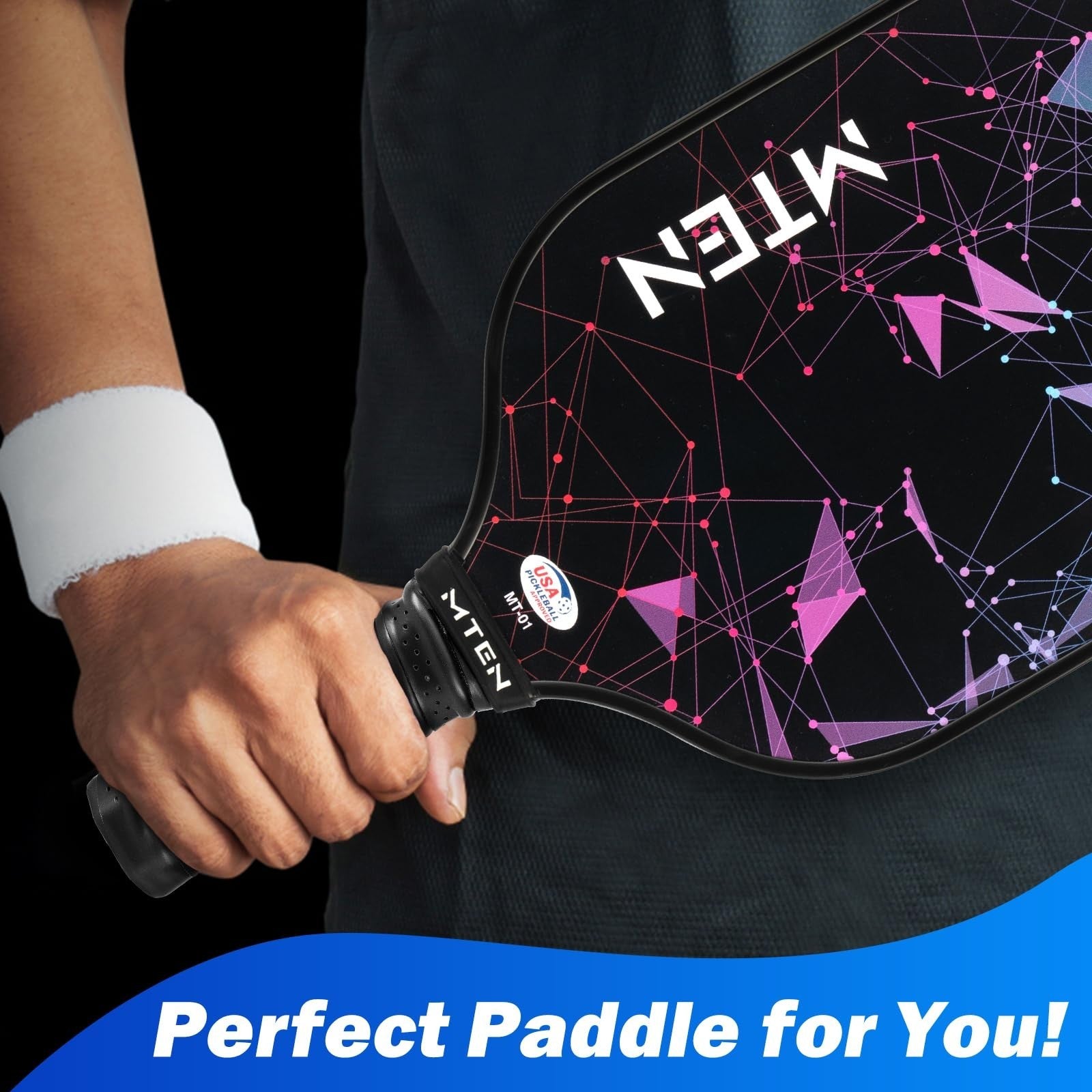 Pickleball Paddle Set of 2/4/1 - USAPA Approved Fiberglass Rackets, Lightweight1
