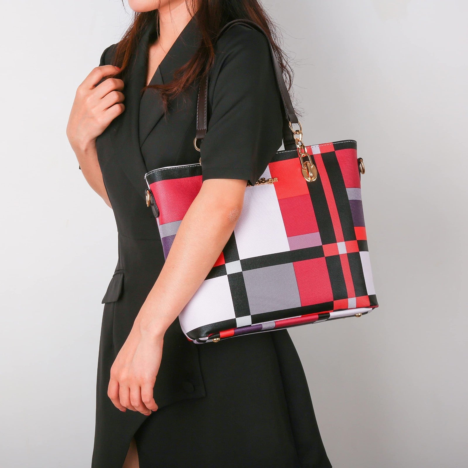 Stylish Designer Handbags for Women - Satchel Shoulder Tote Top Handle Purse2