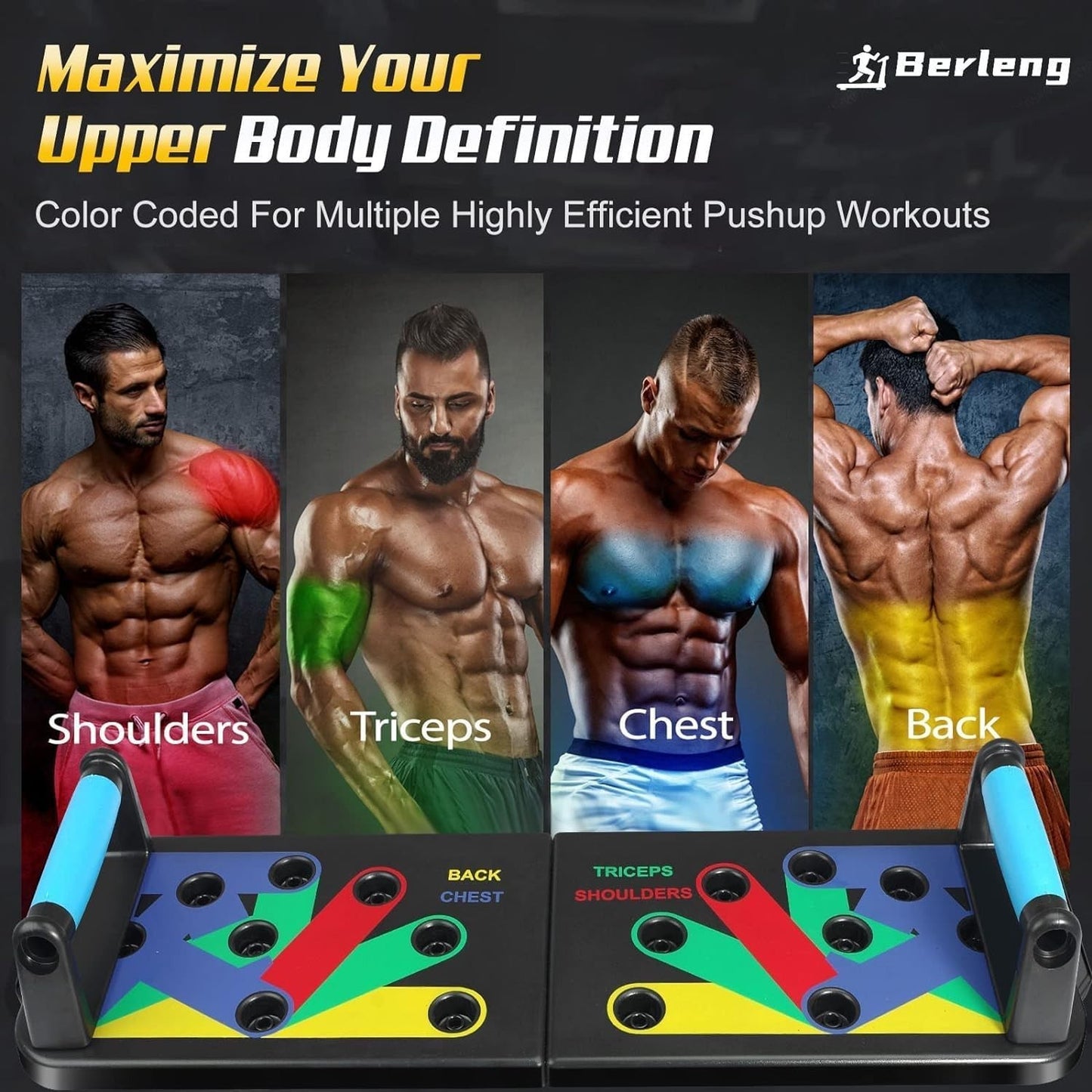 15 in 1 Multi Functional Push Up Board   Home Workout Equipment for Chest & Musc2