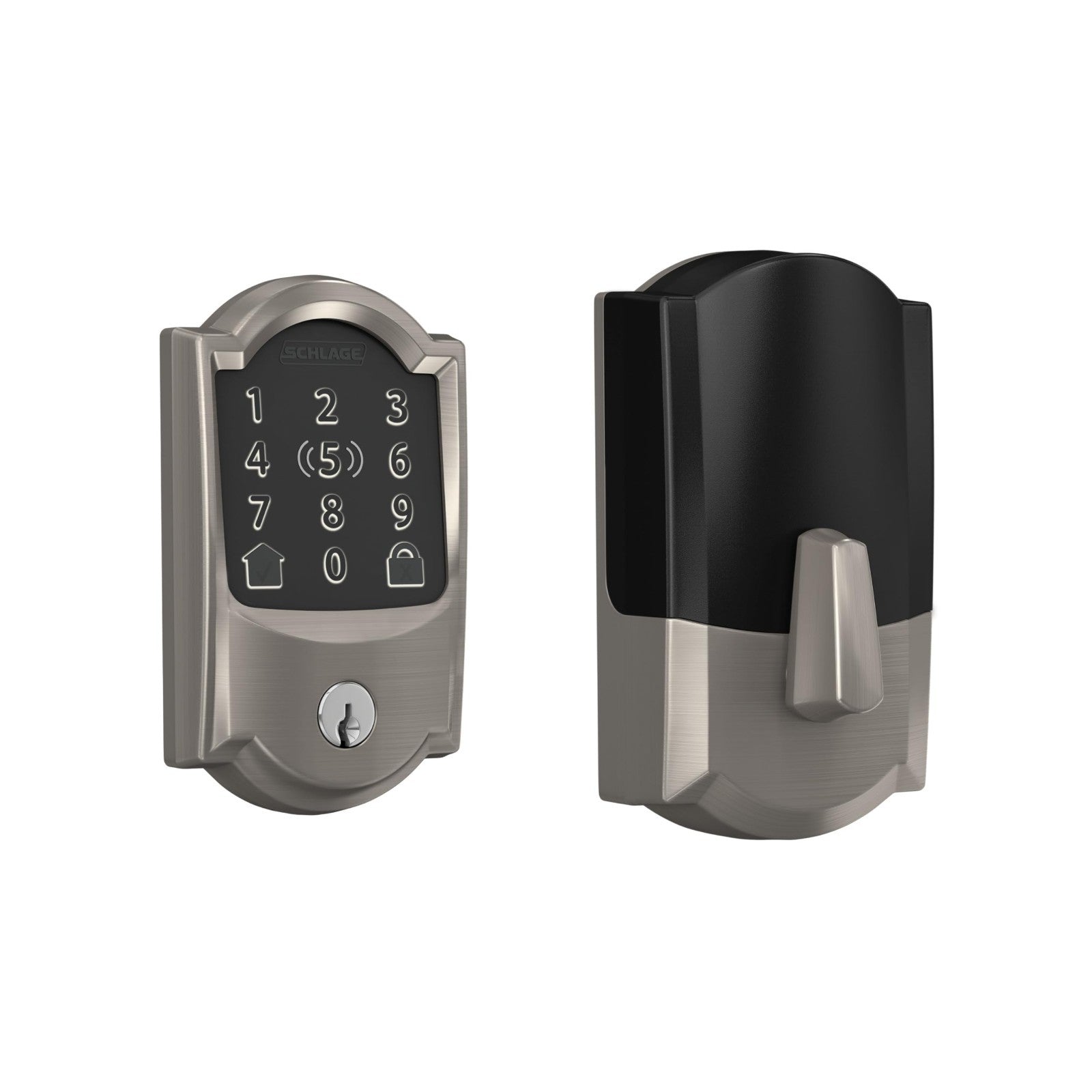 Smart WiFi Deadbolt Lock   Keyless Entry, Touchscreen, Apple Home, Alexa, Airbnb1